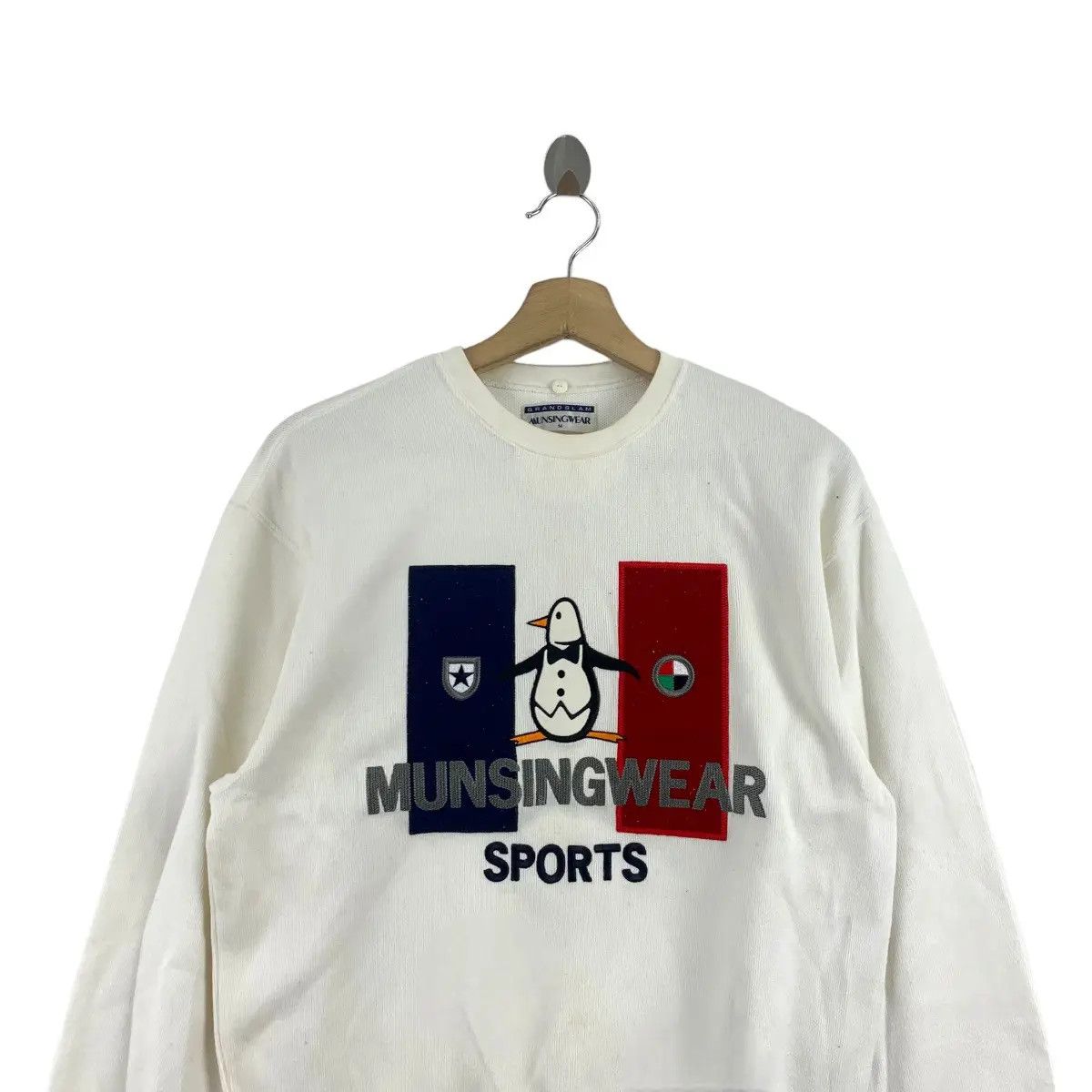 Vintage Vintage GRAND SLAM MUNSINGWEAR Embroidered Sweatshirt Size M / US 6-8 / IT 42-44 - 2 Thumbnail