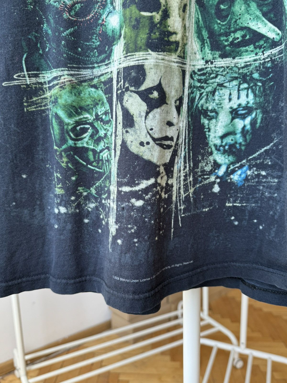 Slipknot Vintage Slipknot All Over Print Trashed T-Shirt Size US L / EU 52-54 / 3 - 2 Thumbnail
