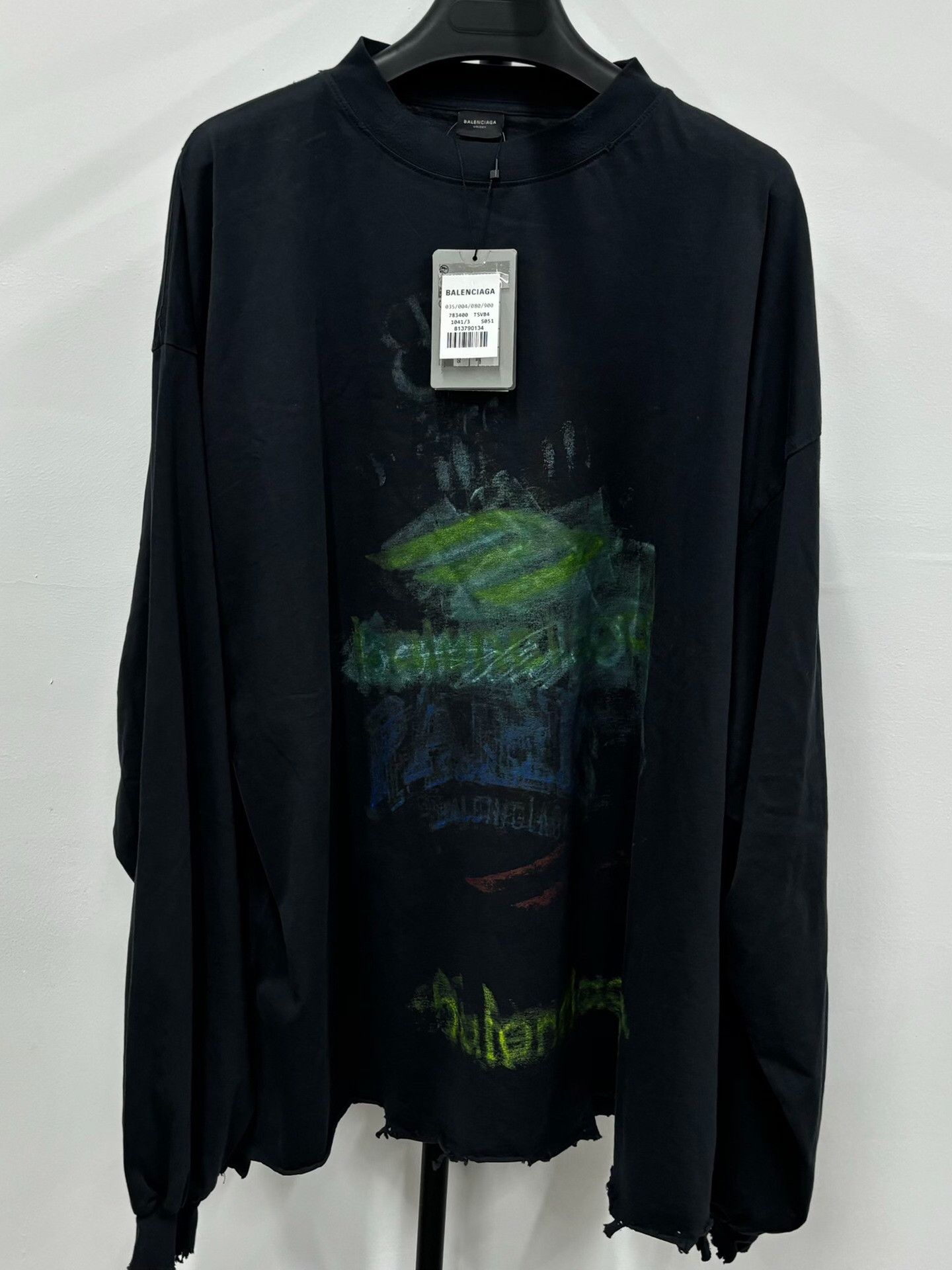 Balenciaga Balenciaga SS25 Basketball Long Sleeve T-Shirt | Grailed