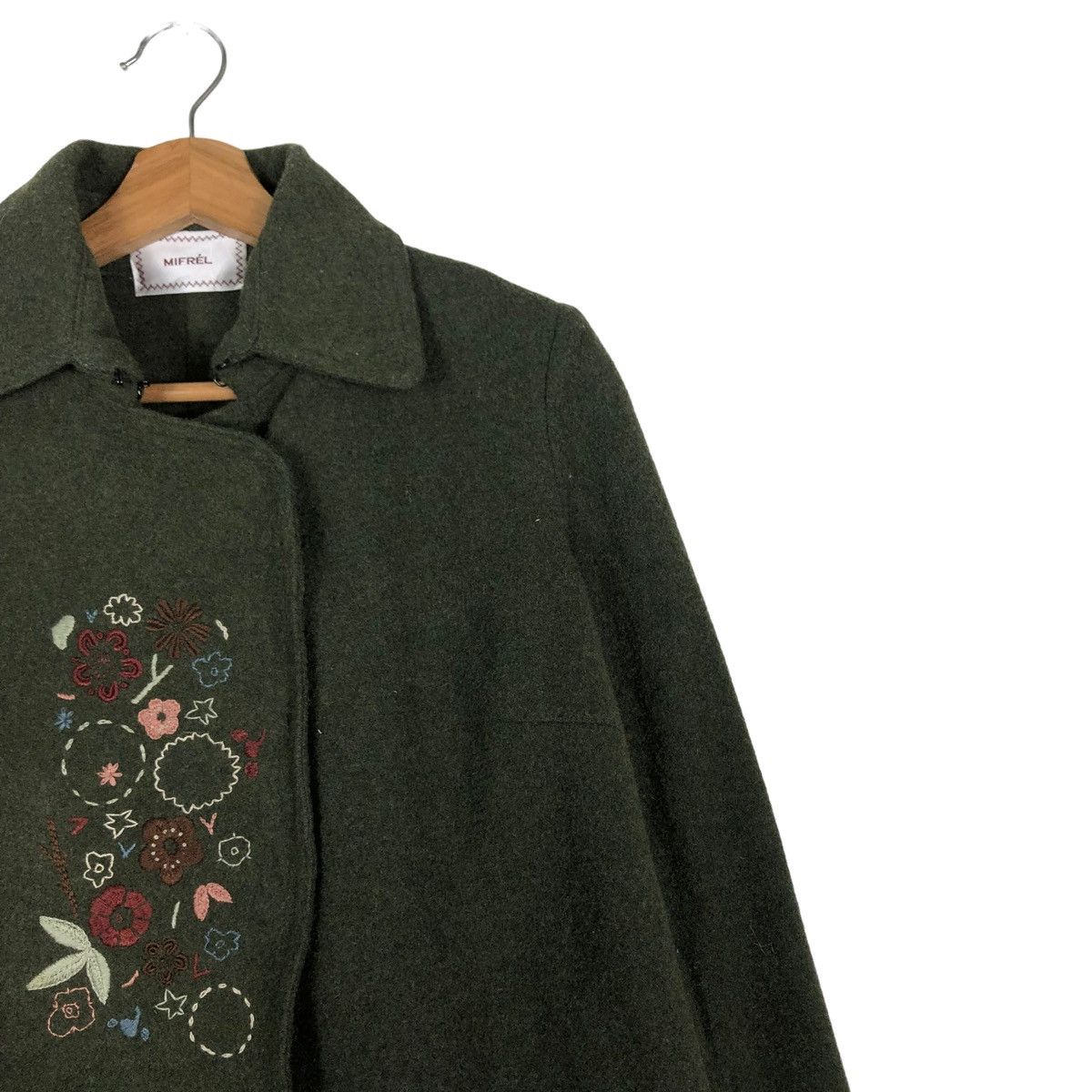 Japanese Brand 🔥CROPPED WOOL BIKER JACKET MIFREL JAPAN ISSEY MIYAKE Size US M / EU 48-50 / 2 - 5 Thumbnail