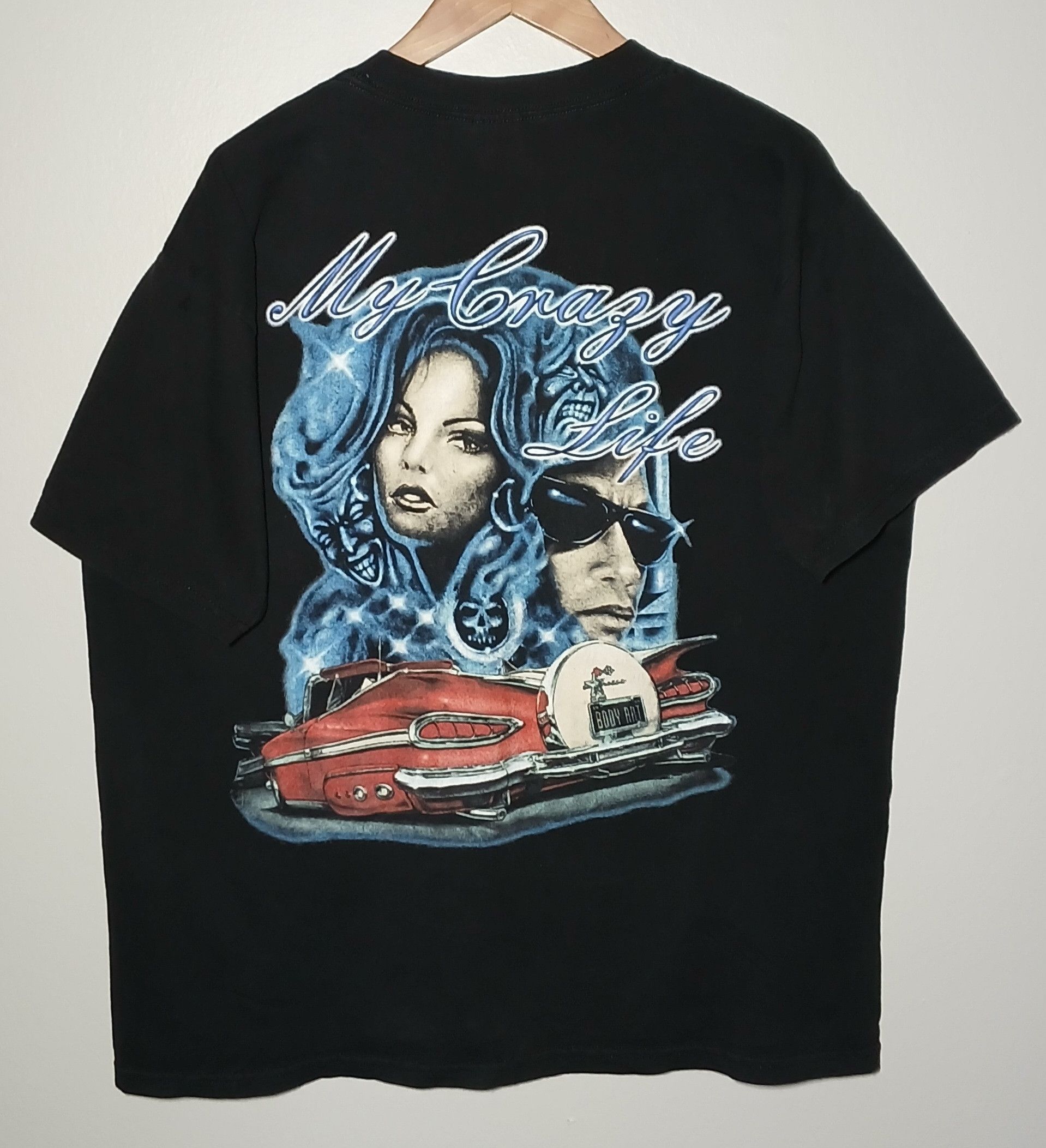 Gildan Vintage My Crazy Life Chicano T shirt Grailed