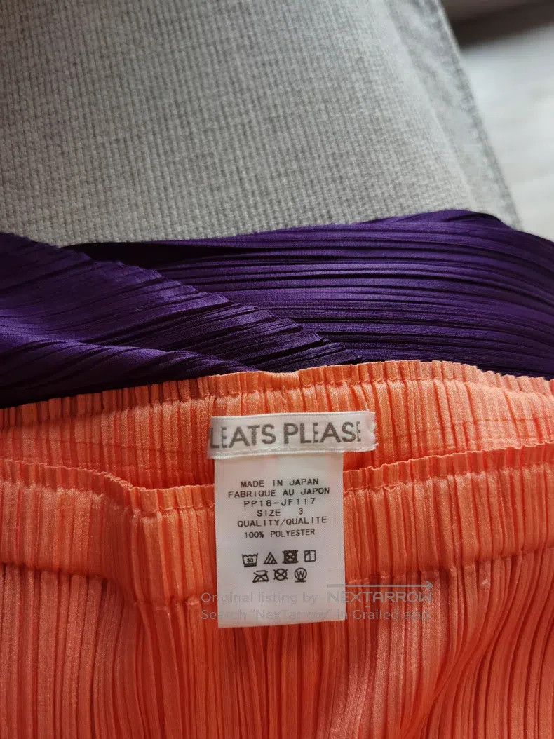 Issey Miyake Issey Miyake size:3 Coral Orange Long Pants Size 22" - 3 Thumbnail