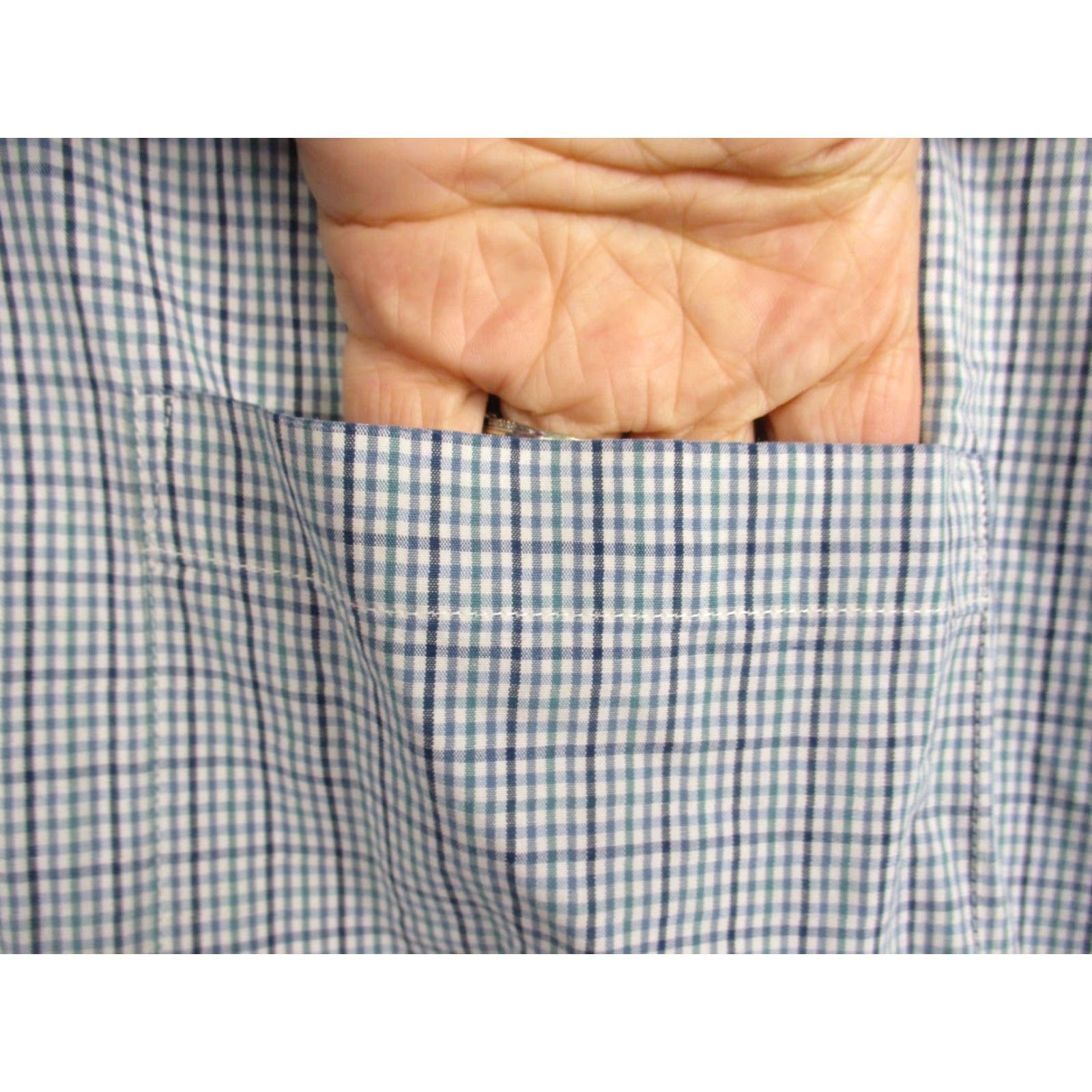 Pendleton VINTAGE Pendleton Shirt Medium Blue Plaid Made in Hong Kong Size US M / EU 48-50 / 2 - 3 Thumbnail