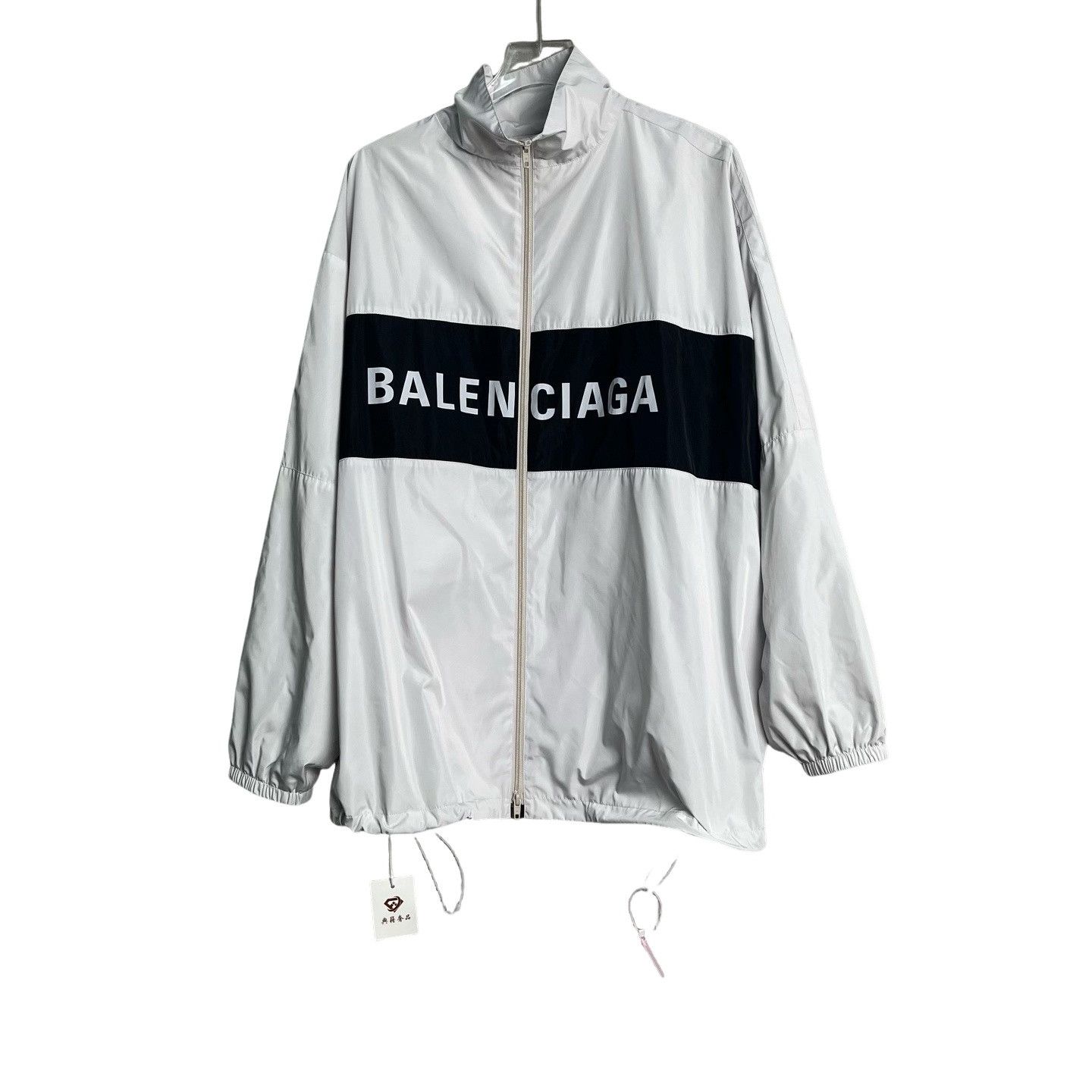 Balenciaga Balenciaga Logo Colorblock Windbreaker Jacket XS Size US XS / EU 42 / 0 - 1 Thumbnail
