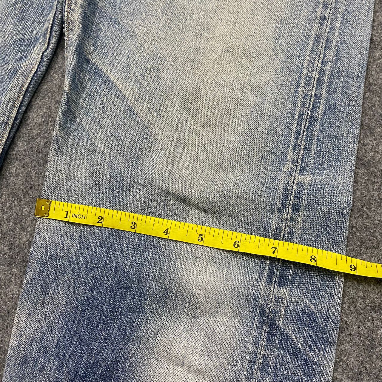 45rpm 💥Best Offer💥Vintage 45RPM Selvegde Distressed Denim Size US 30 / EU 46 - 7 Thumbnail