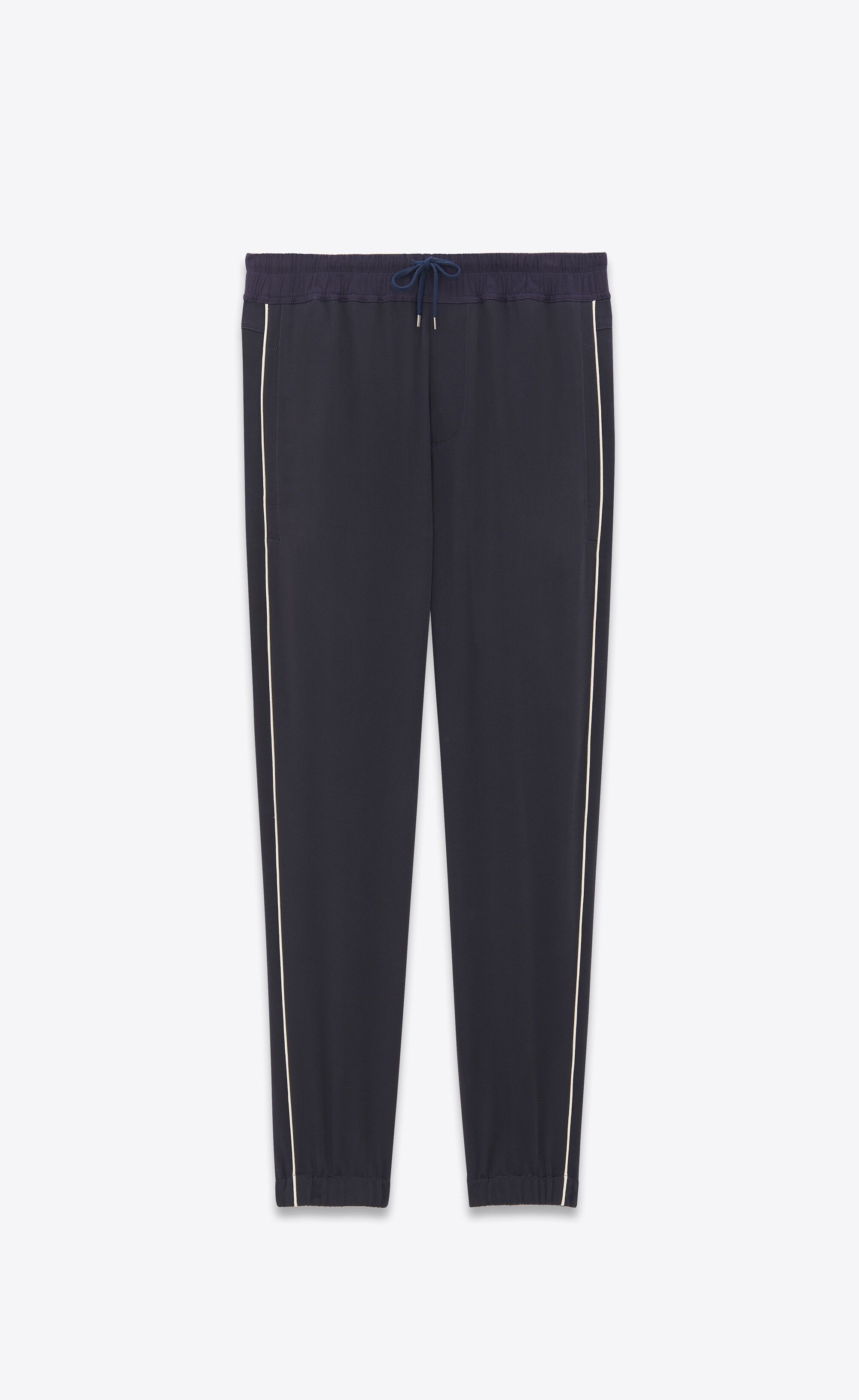 Saint Laurent Paris o1s1wg110125 728960 Sweatpant & Jogger Crepe Satin Size US 34 / EU 50 - 1 Thumbnail