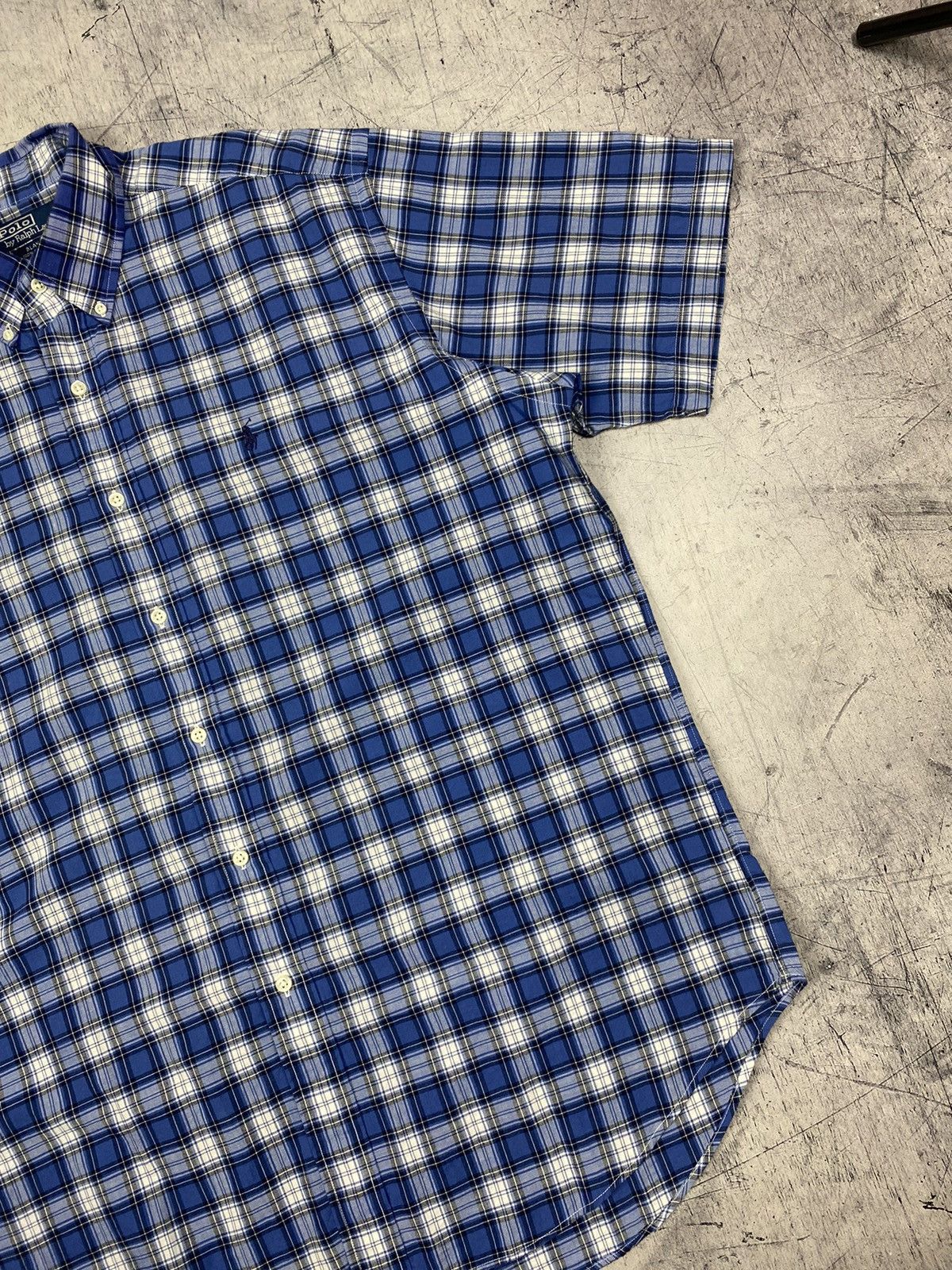 Polo Ralph Lauren Vintage 90s Polo Ralph Lauren Checkered Button Up Shirt Size US L / EU 52-54 / 3 - 3 Thumbnail