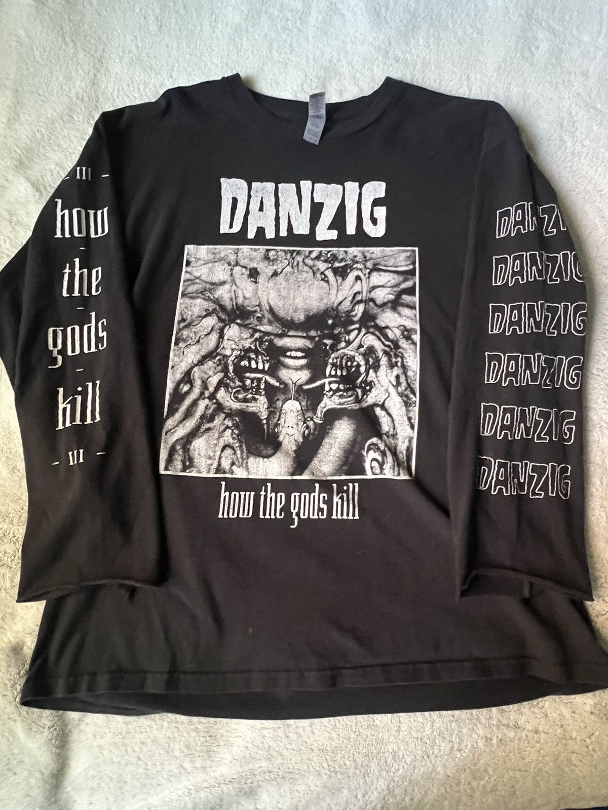 Band Tees × Vintage ‘00s DANZIG HOW THE GODS KILL Size US L / EU 52-54 / 3 - 1 Thumbnail