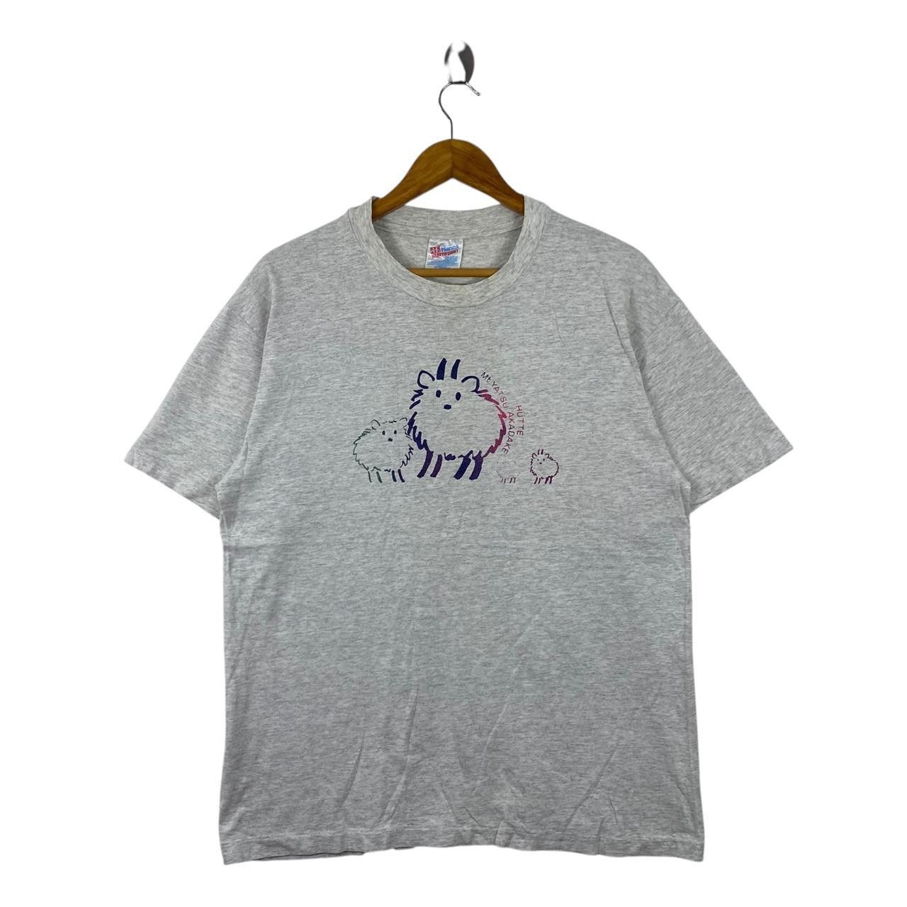 Vintage Vintage JAPAN TRADITIONAL Yatsugatake Mountains Tee Shirt Size L / US 10 / IT 46 - 1 Thumbnail