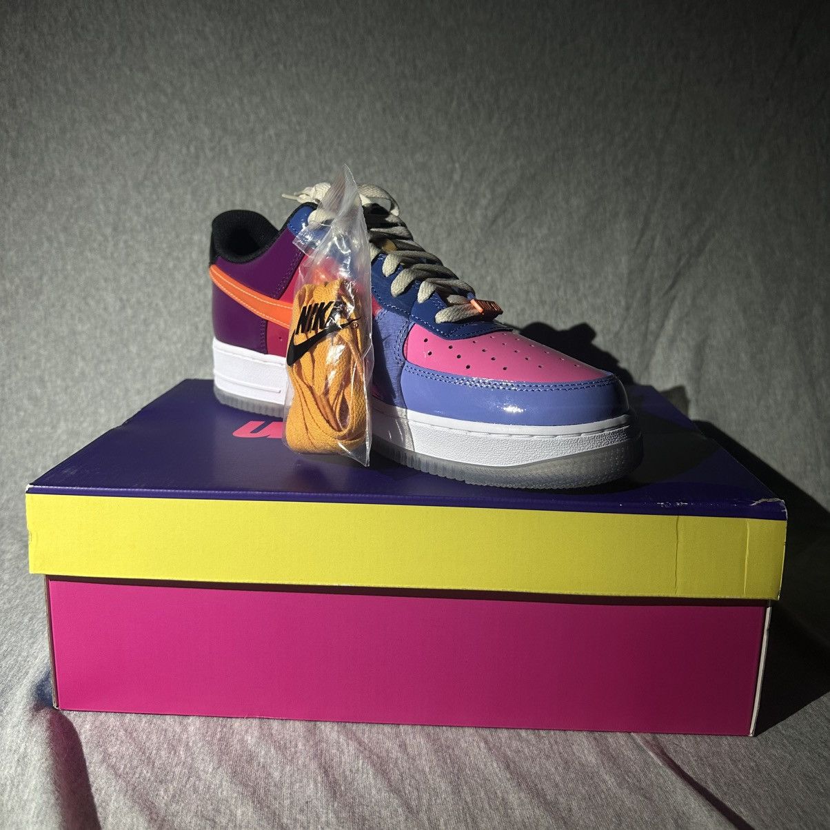 Nike Air Force 1 Low SP Undefeated Multi-Patent Total Orange