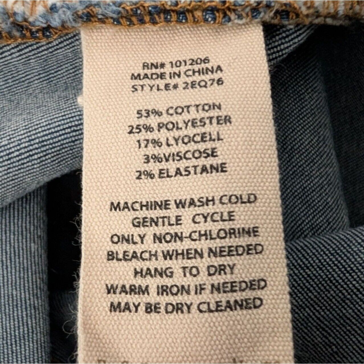 Designer Soft Surroundings Straight Jeans Womens Size Medium Blue Size 30" / US 8 / IT 44 - 6 Thumbnail