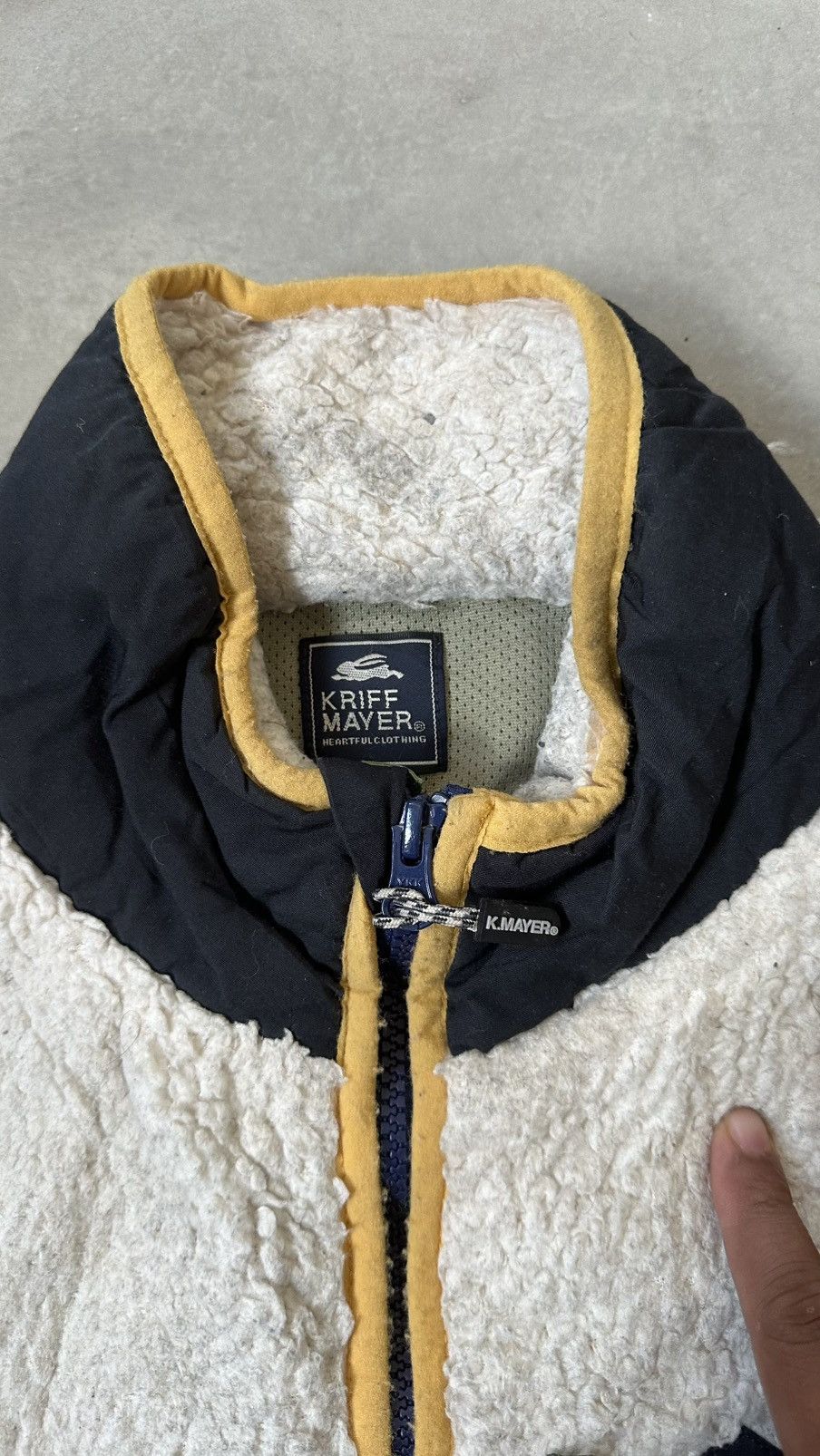 Vintage VINTAGE KRIFF MAYER FLEECE SWEATER MIDZIPPER Size US M / EU 48-50 / 2 - 8 Thumbnail