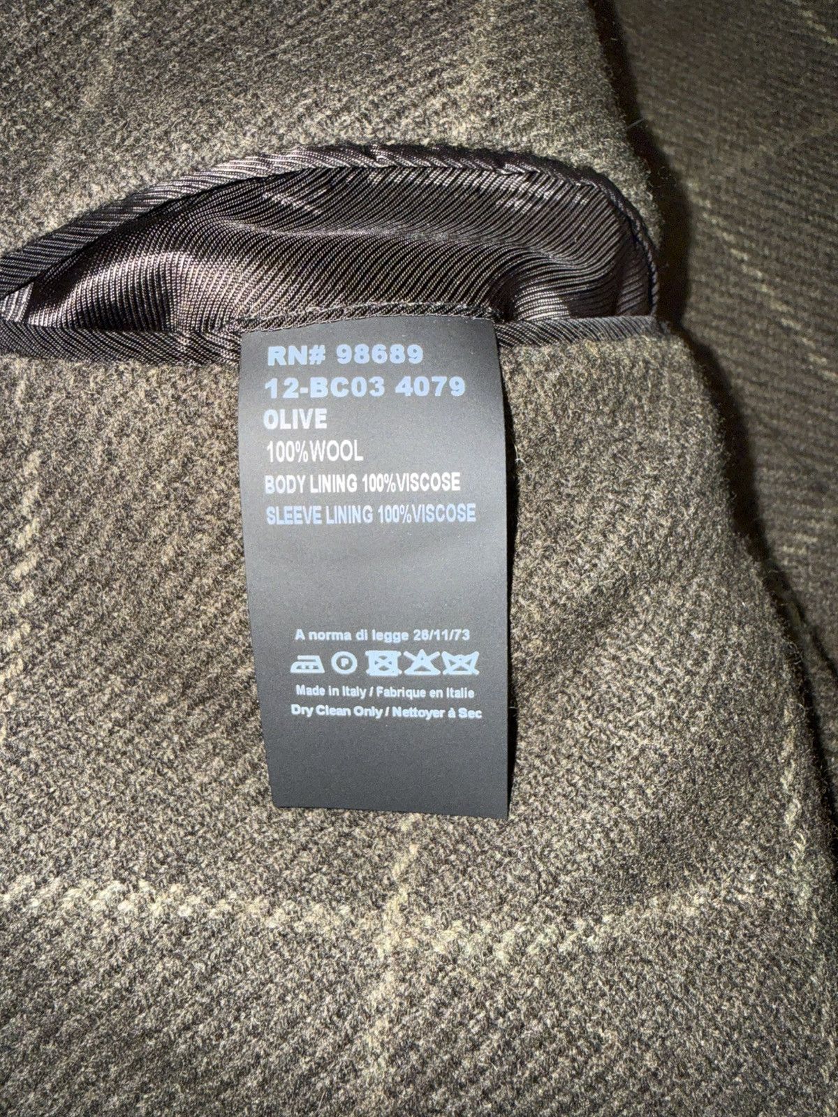 Todd Snyder Todd Snyder Olive Windowpane Sport Coat Size 40R - 4 Thumbnail