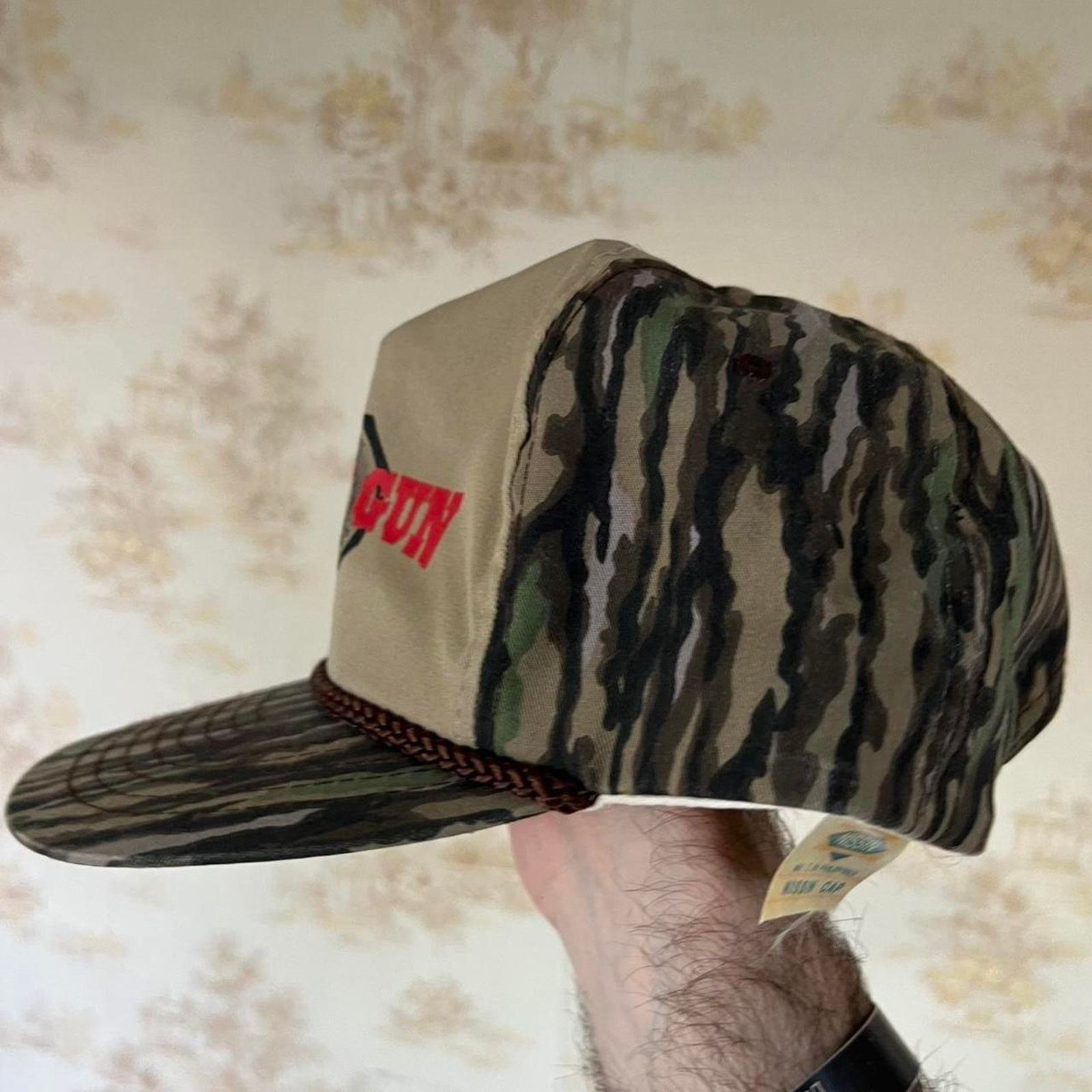 Vintage Vintage 80s Pekin Gun Hat | Trebark Camo Roper Snapback Size ONE SIZE - 3 Thumbnail