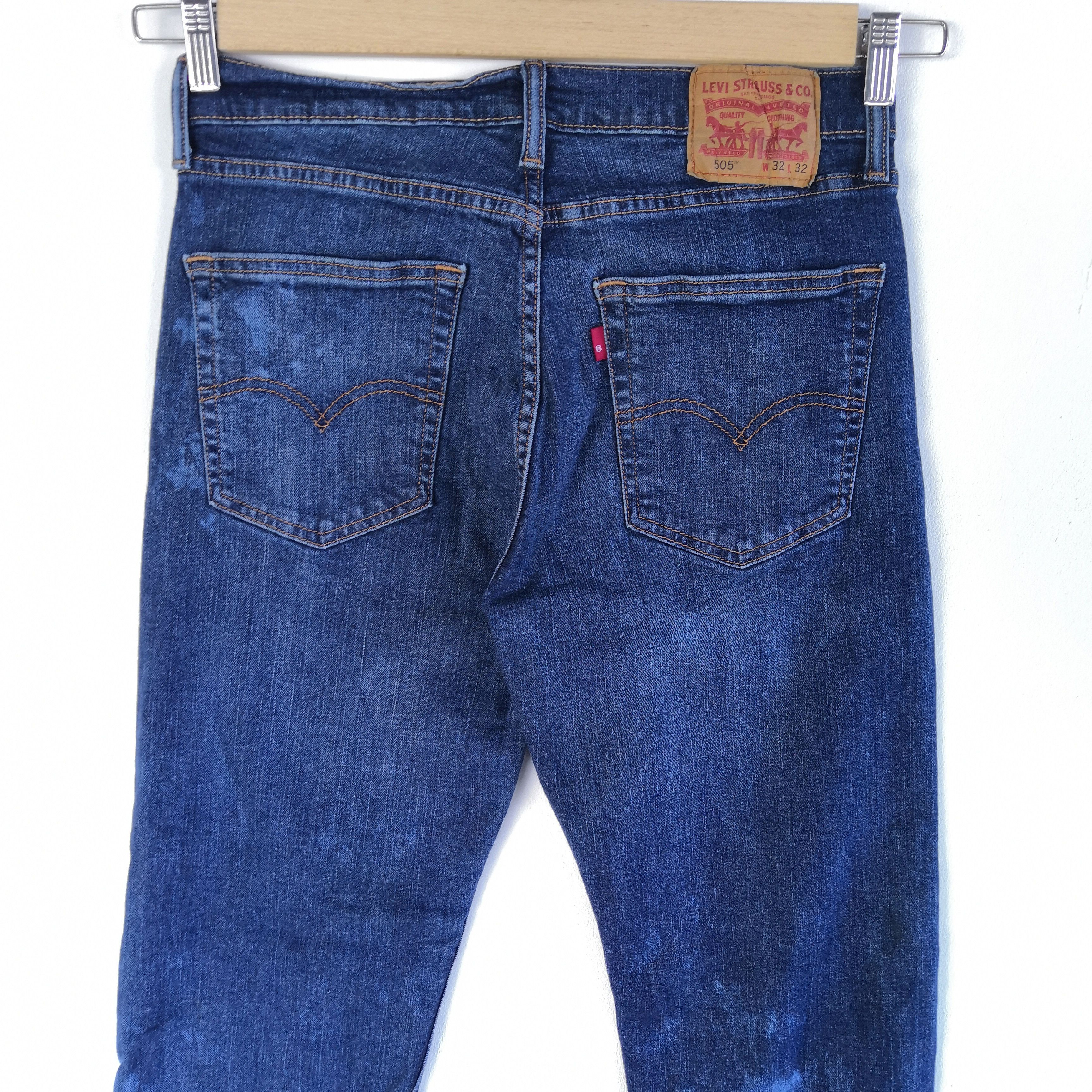 Levi's Vintage Levis 505 Distresses Denim Levi's Faded Jeans Size US 30 / EU 46 - 5 Thumbnail