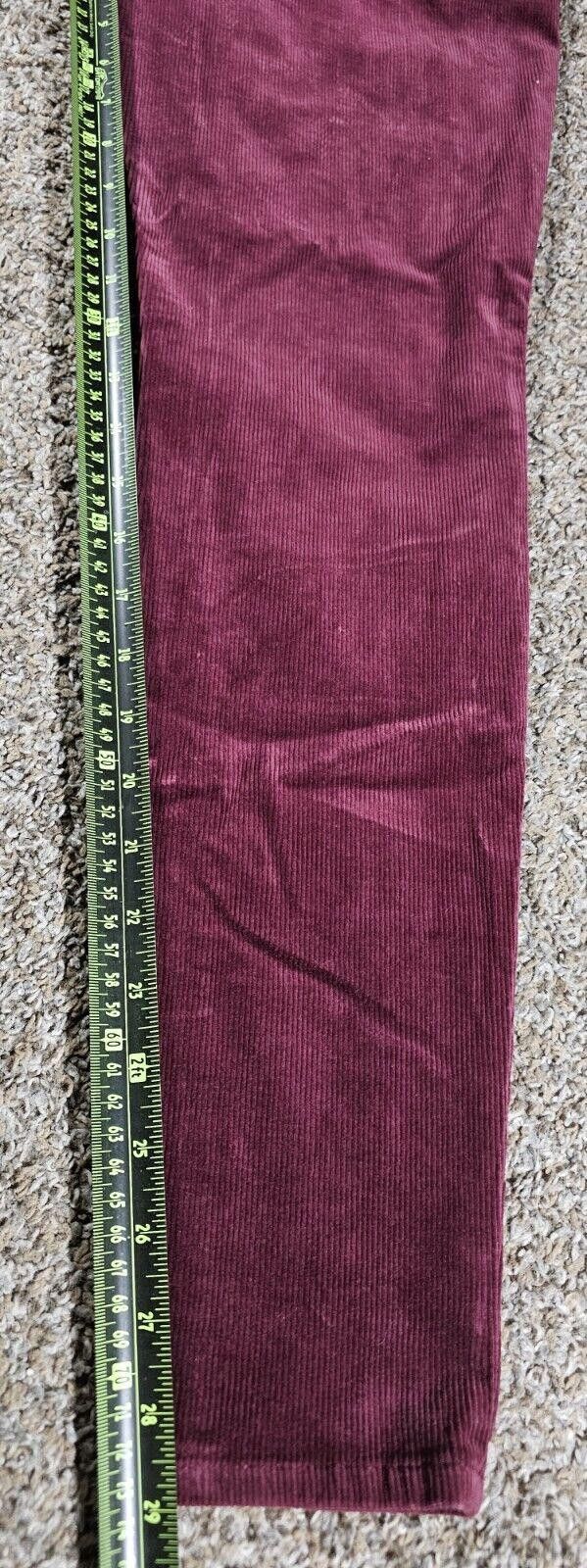 Designer 6 Button AMERICAN EAGLE Courduroy Pants Size 6 Red Size 28" / US 6 / IT 42 - 5 Thumbnail