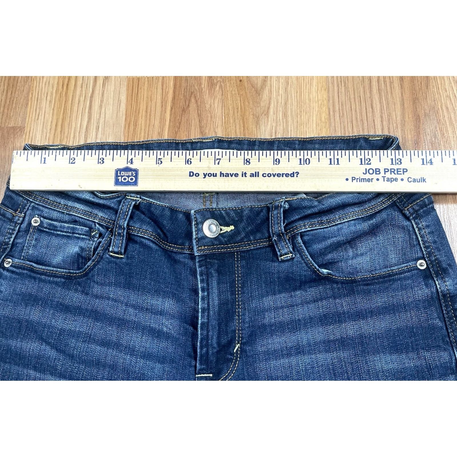 Vintage Kensie Jeans Women's Skinny Mid Rise Blue Wash Denim Pants Size 2/26 Stretch Size 26" / US 2 / IT 38 - 3 Thumbnail