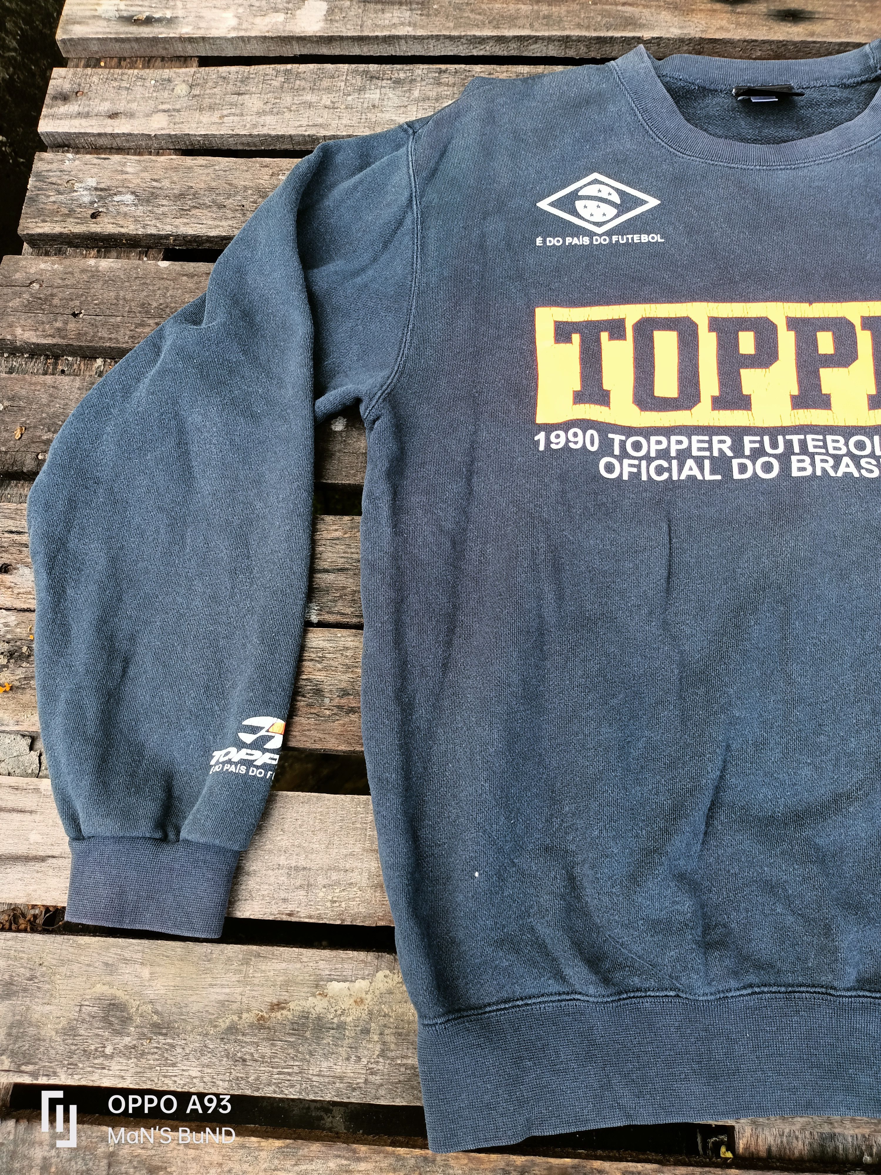Vintage Vintage 1990 Topper Sweatshirt Size US M / EU 48-50 / 2 - 3 Thumbnail