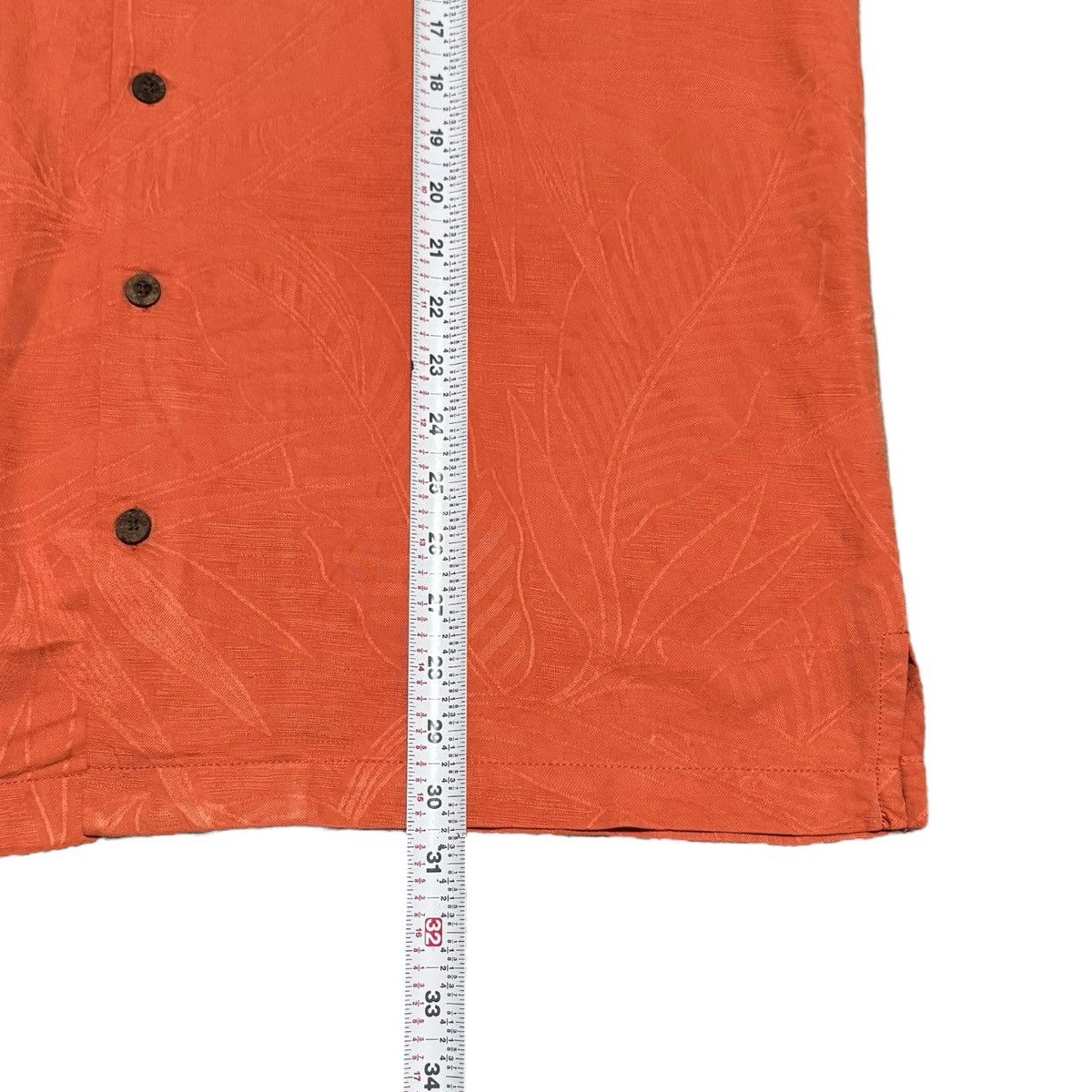Tommy Bahama Tommy Bahama Orange Palm Loop Collar Casual Shirt Large Size US L / EU 52-54 / 3 - 8 Thumbnail