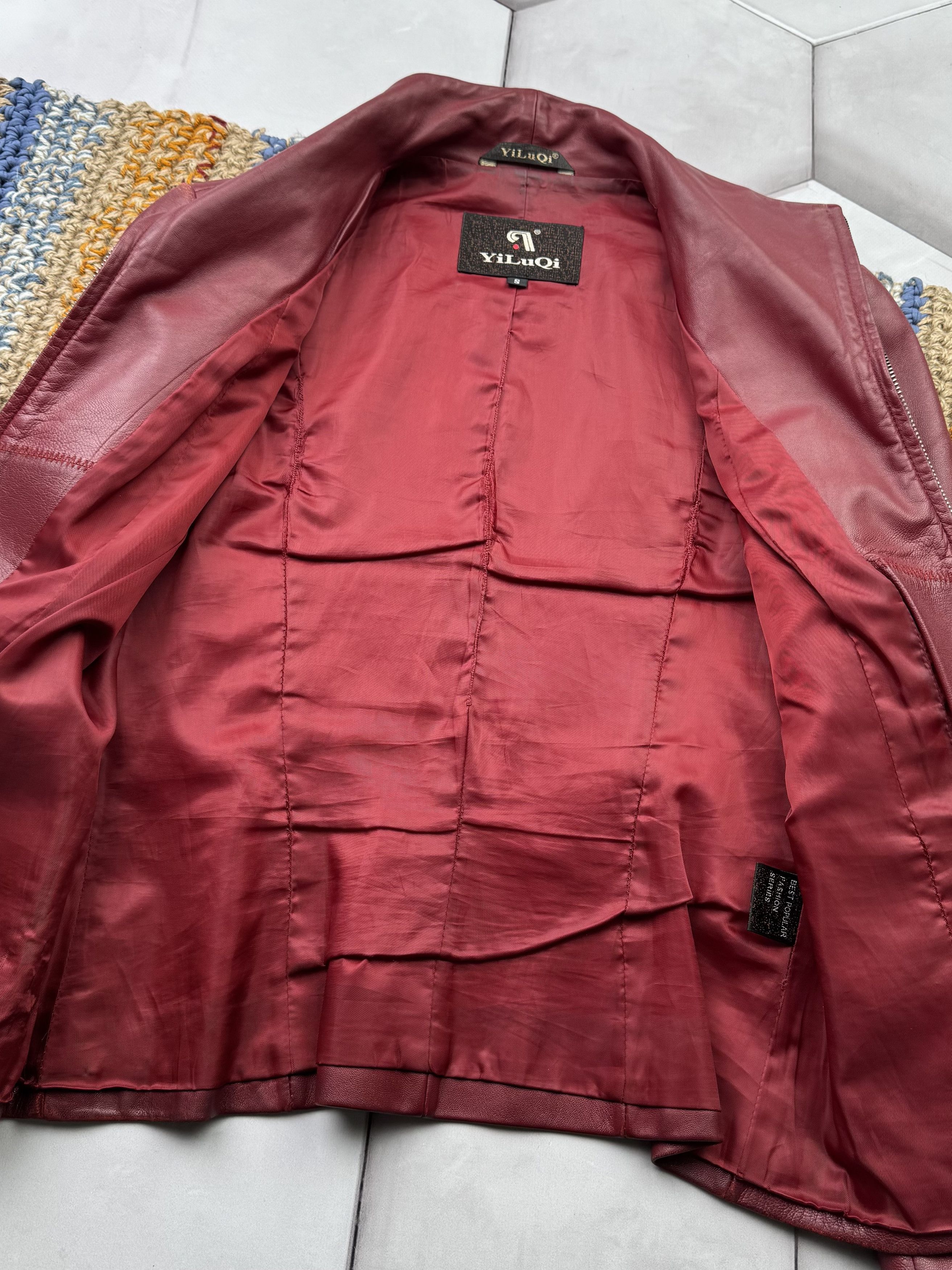 Vintage Vintage Cropped Leather Jacket Size S / US 4 / IT 40 - 7 Thumbnail