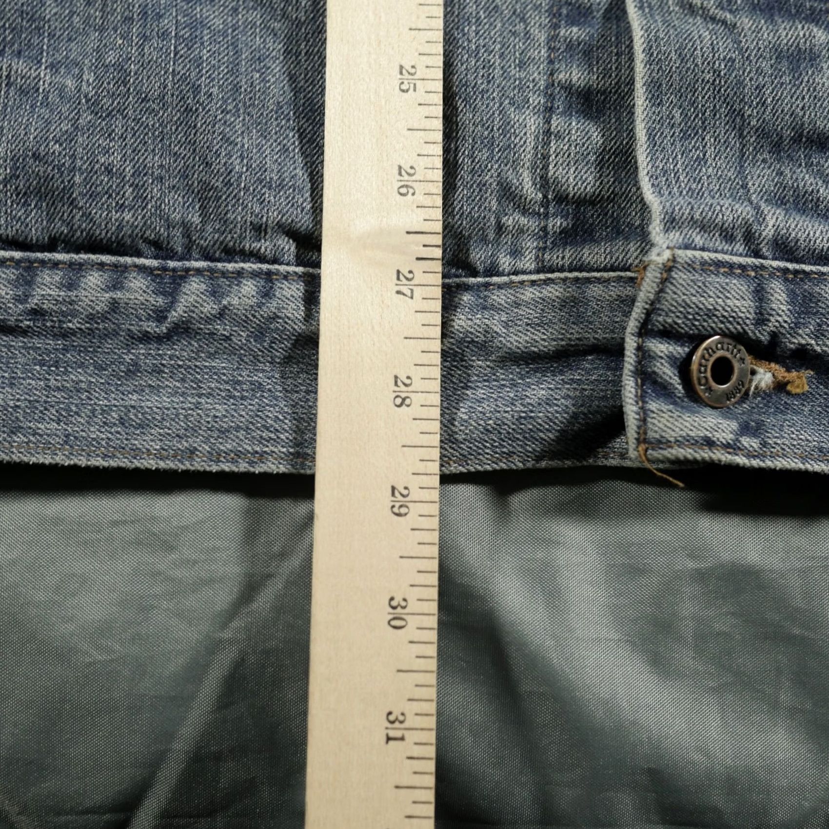 Carhartt VINTAGE Carhartt Jacket Mens 2XL Blue Denim Trucker Workwear Casual J186 Size US XXL / EU 58 / 5 - 6 Thumbnail