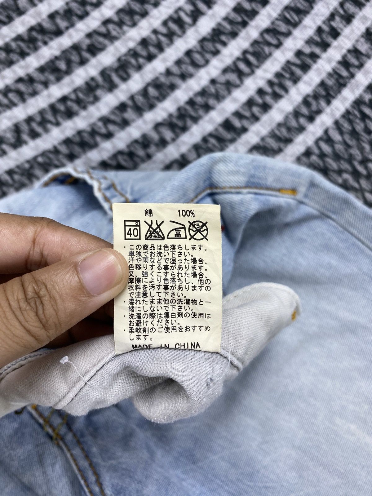 Japanese Brand Vintage Genoese Kapital Style Blue Washed Denim Jeans Size US 30 / EU 46 - 17 Thumbnail