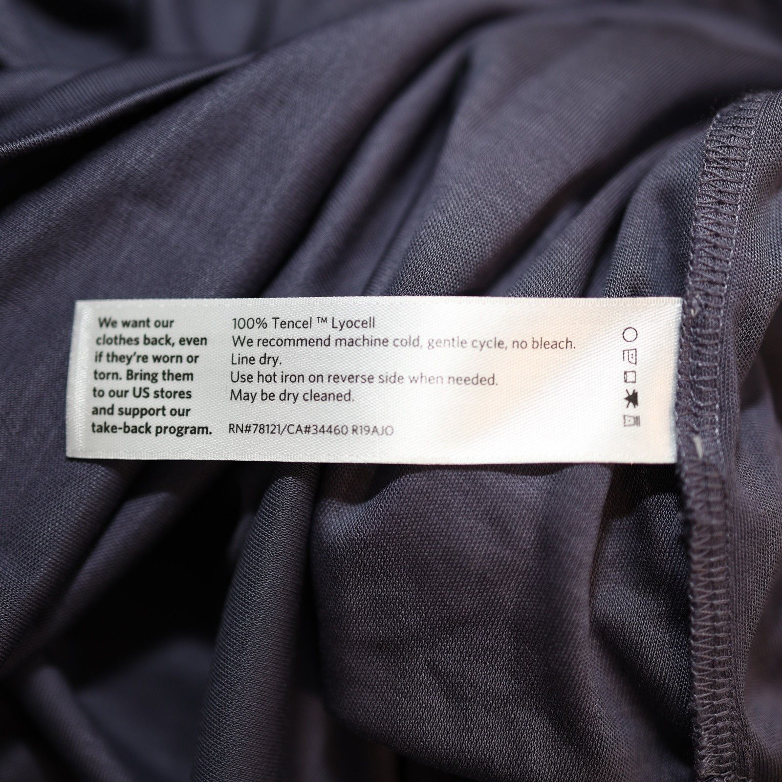 Eileen Fisher EILEEN FISHER Purple Shale Ballet Neck Boxy Tunic Top Sz PP Size XS / US 0-2 / IT 36-38 - 6 Thumbnail