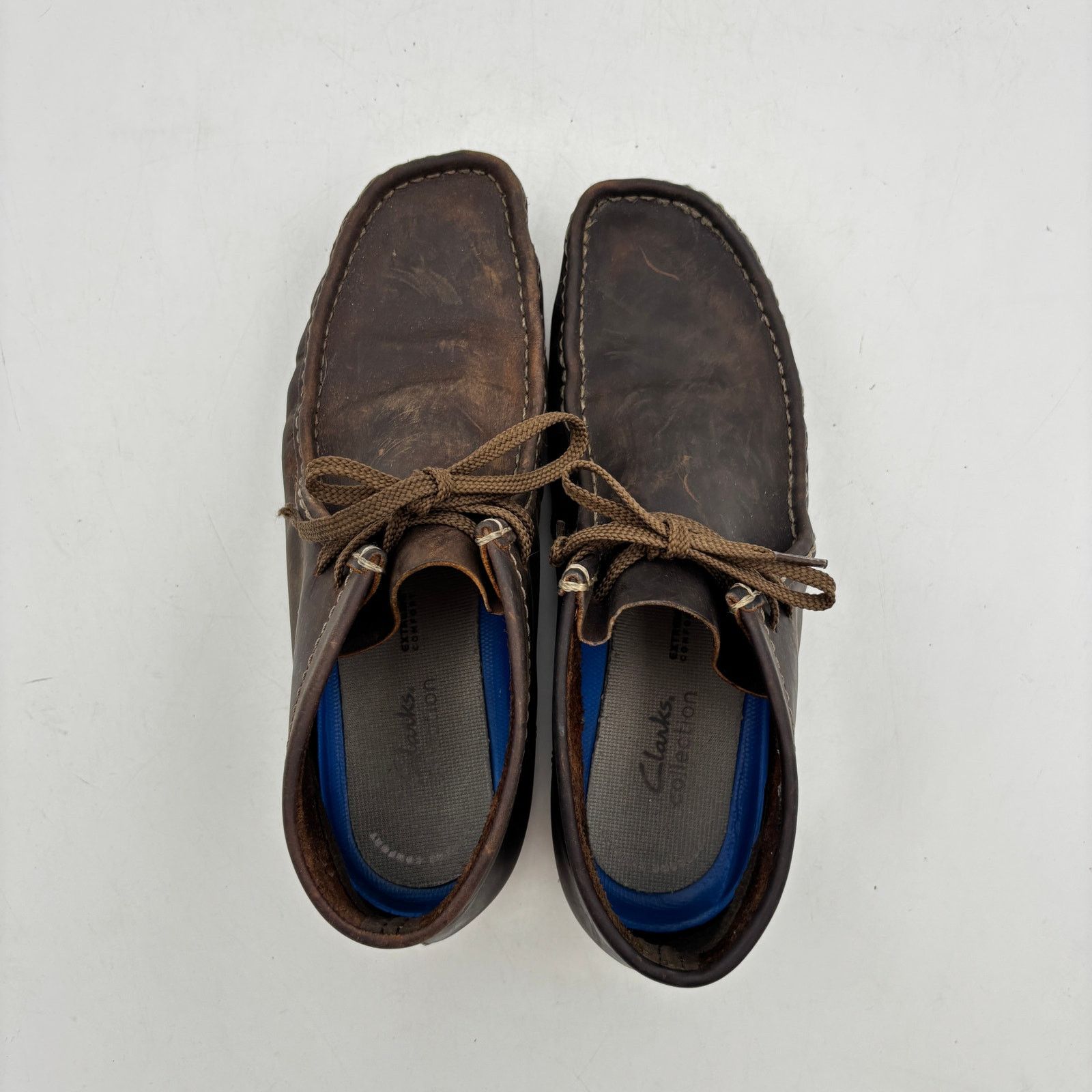 Clarks Clarks Shacre Boots Men's 10.5M Brown Leather Chukka Boots Size US 10.5 / EU 43-44 - 6 Thumbnail