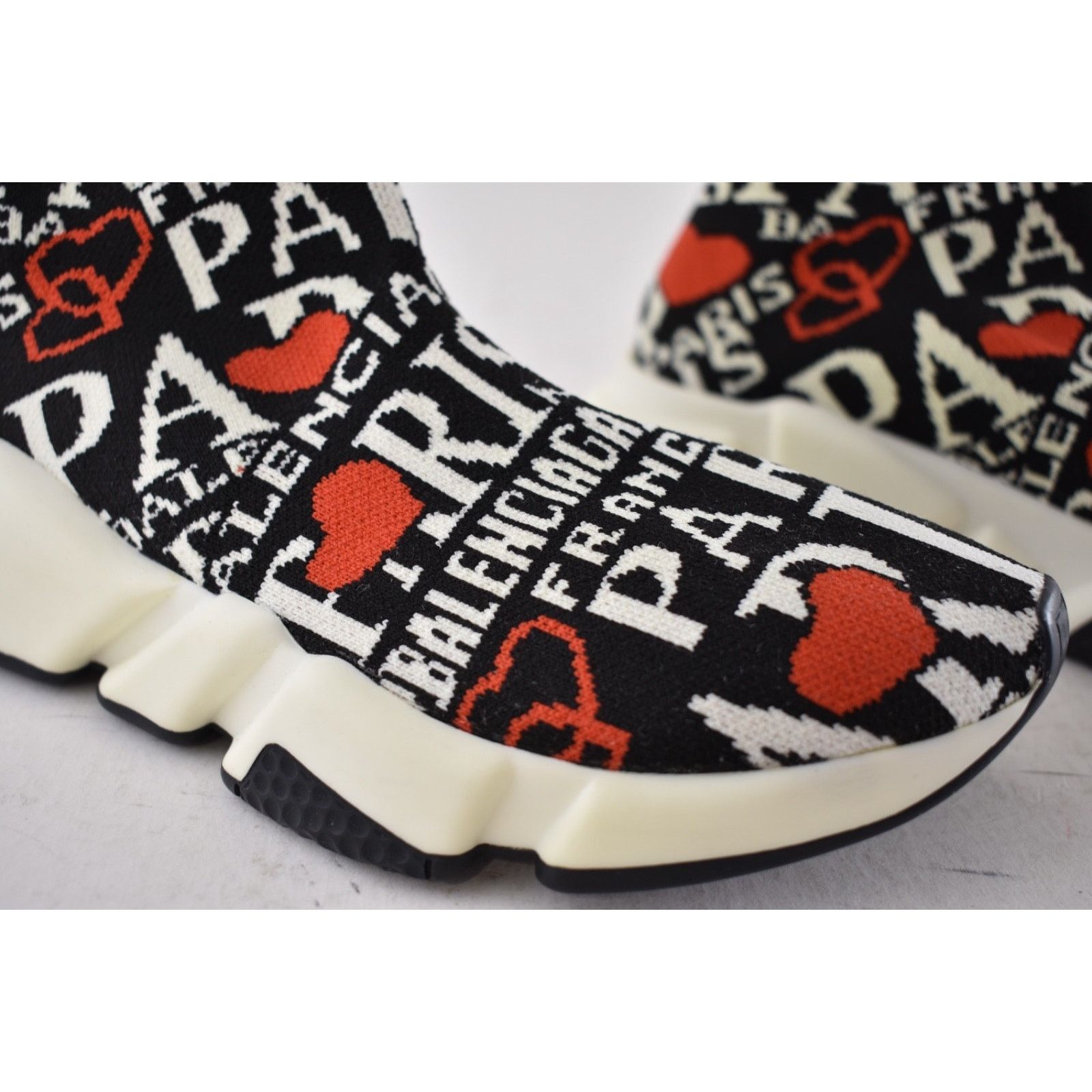 Balenciaga Women's Speed Sock Trainer Paris Runner Sneakers Size US 6 / IT 36 - 4 Thumbnail