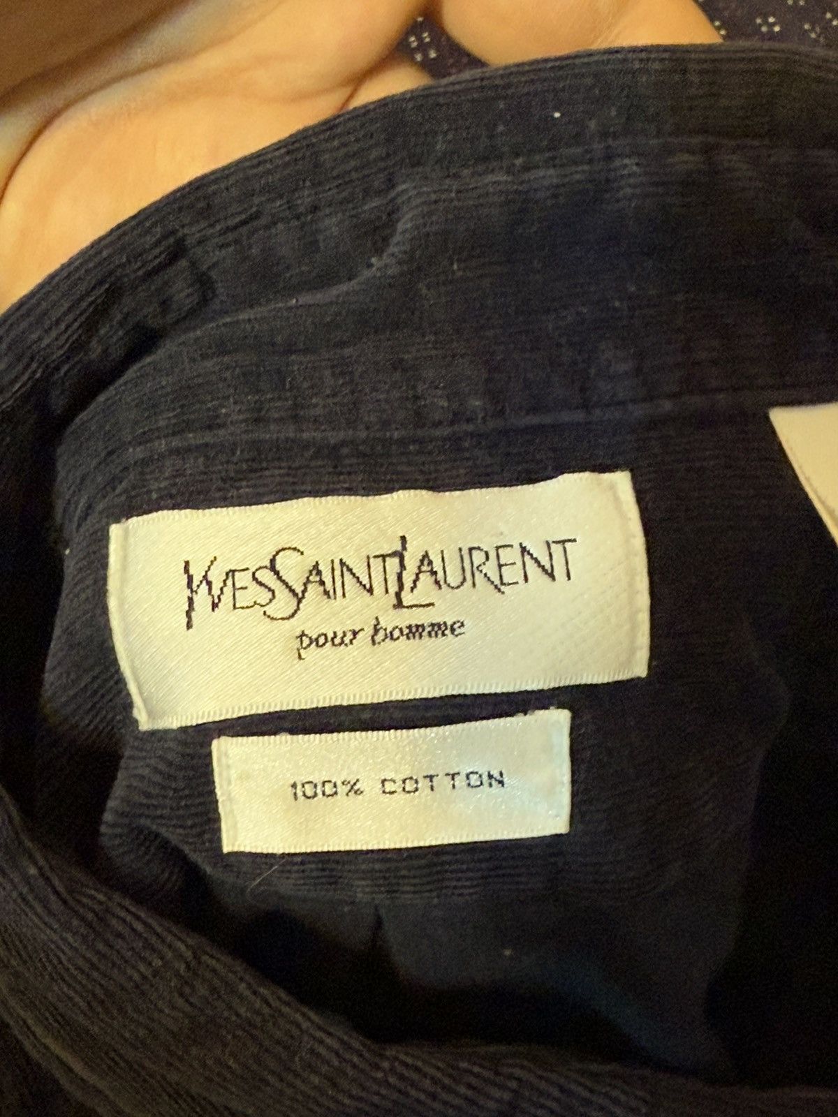 Yves Saint Laurent Corduroy YSL Shirt Velvet Soft YSL Corduroy Shirt Size US XL / EU 56 / 4 - 6 Thumbnail