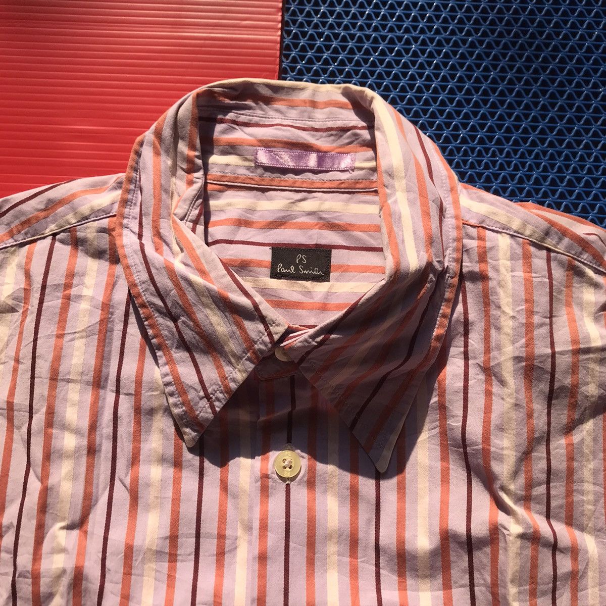 Paul Smith Vintage Paul Smith of london Candy Stripes Short Shirt Size US M / EU 48-50 / 2 - 8 Thumbnail