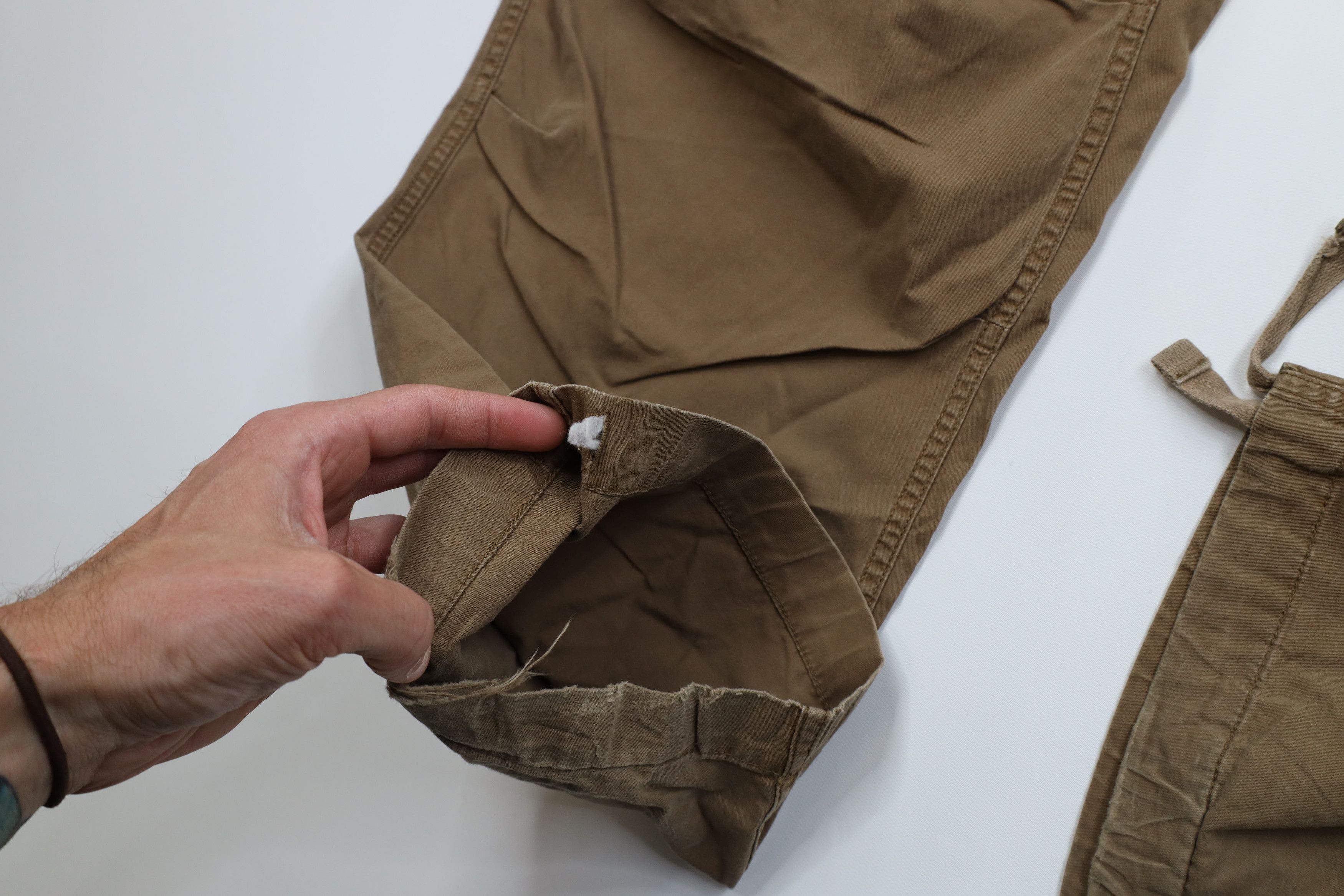 Aeropostale Vintage 90s Y2K Aeropostale Wide Leg Cargo Pants Brown Size US 32 / EU 48 - 7 Thumbnail