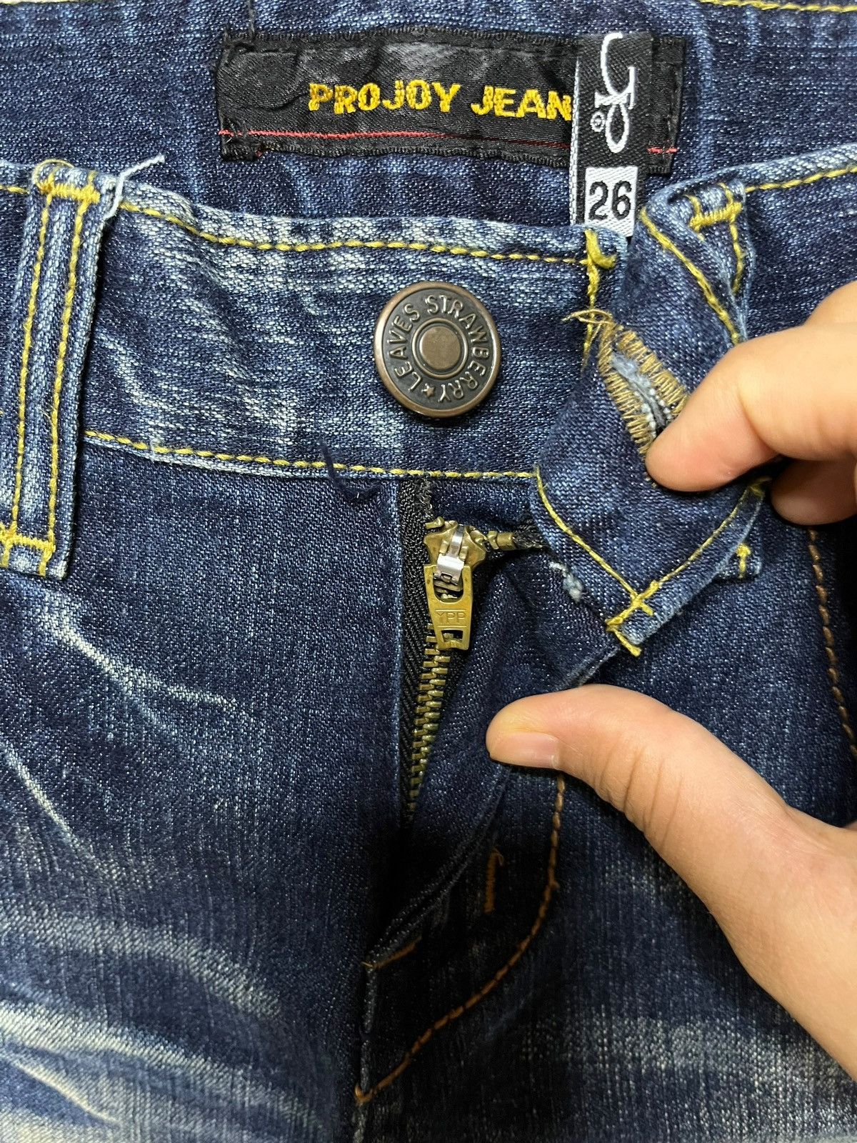 Japanese Brand Vintage Japanese Brand Sick Mud Wash Distressed Flare Jeans Size 29" - 3 Thumbnail