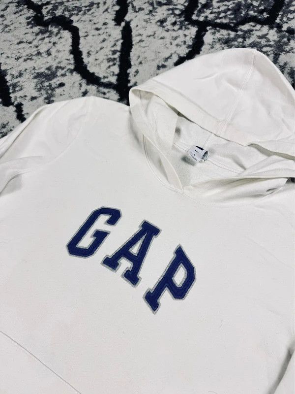 Gap Gap white hoodie L logo Size US L / EU 52-54 / 3 - 3 Thumbnail