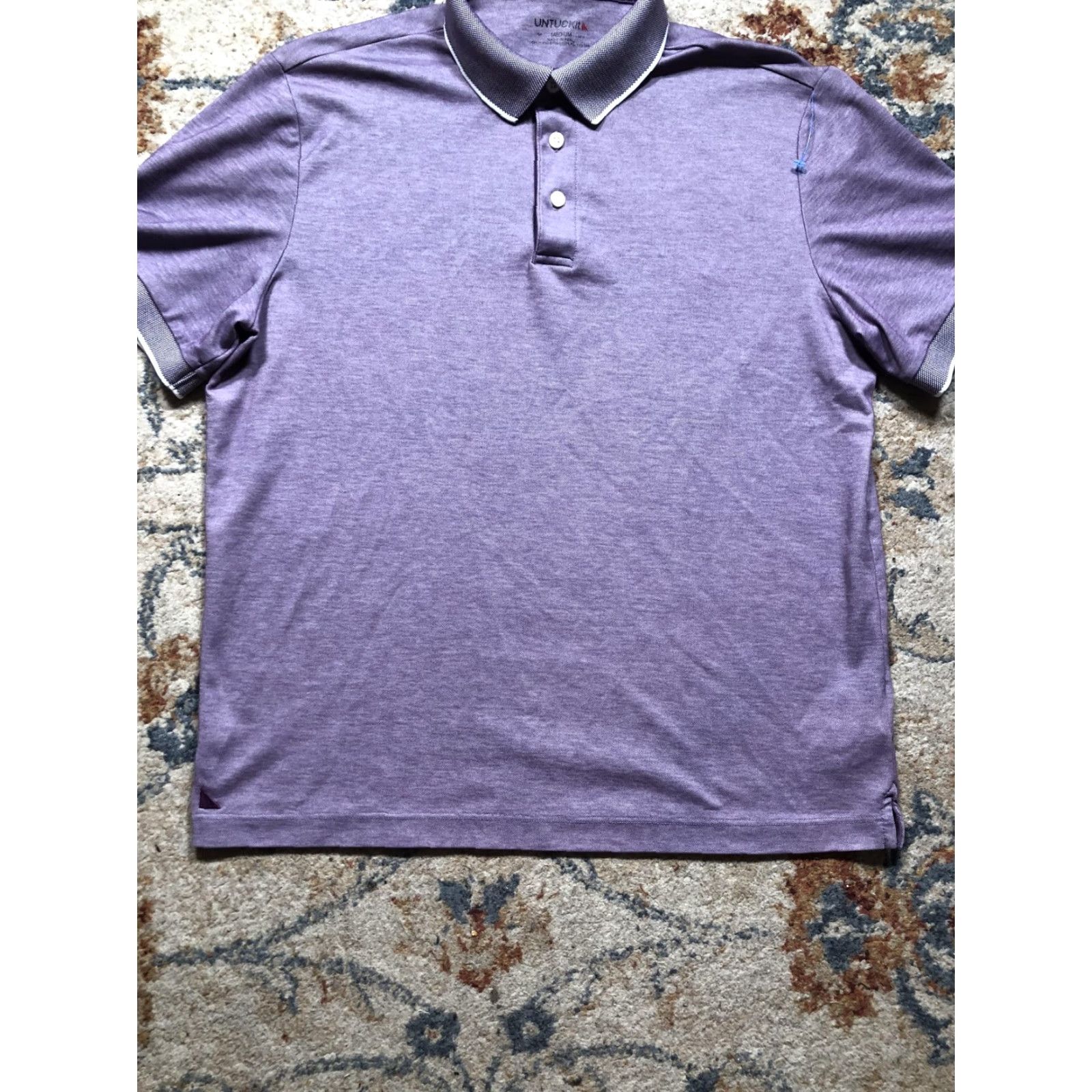 UNTUCKit VINTAGE? No. UNTUCKit Polo Shirt Mens M Purple Casual Shirt Polo Size US M / EU 48-50 / 2 - 5 Thumbnail