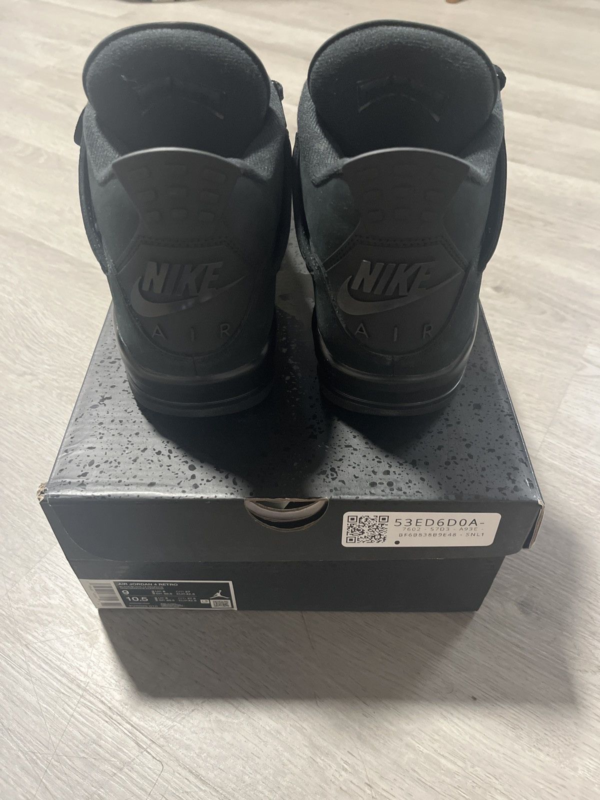 Jordan Brand Black cats retro jordan 4’s Size US 9 / EU 42 - 4 Thumbnail