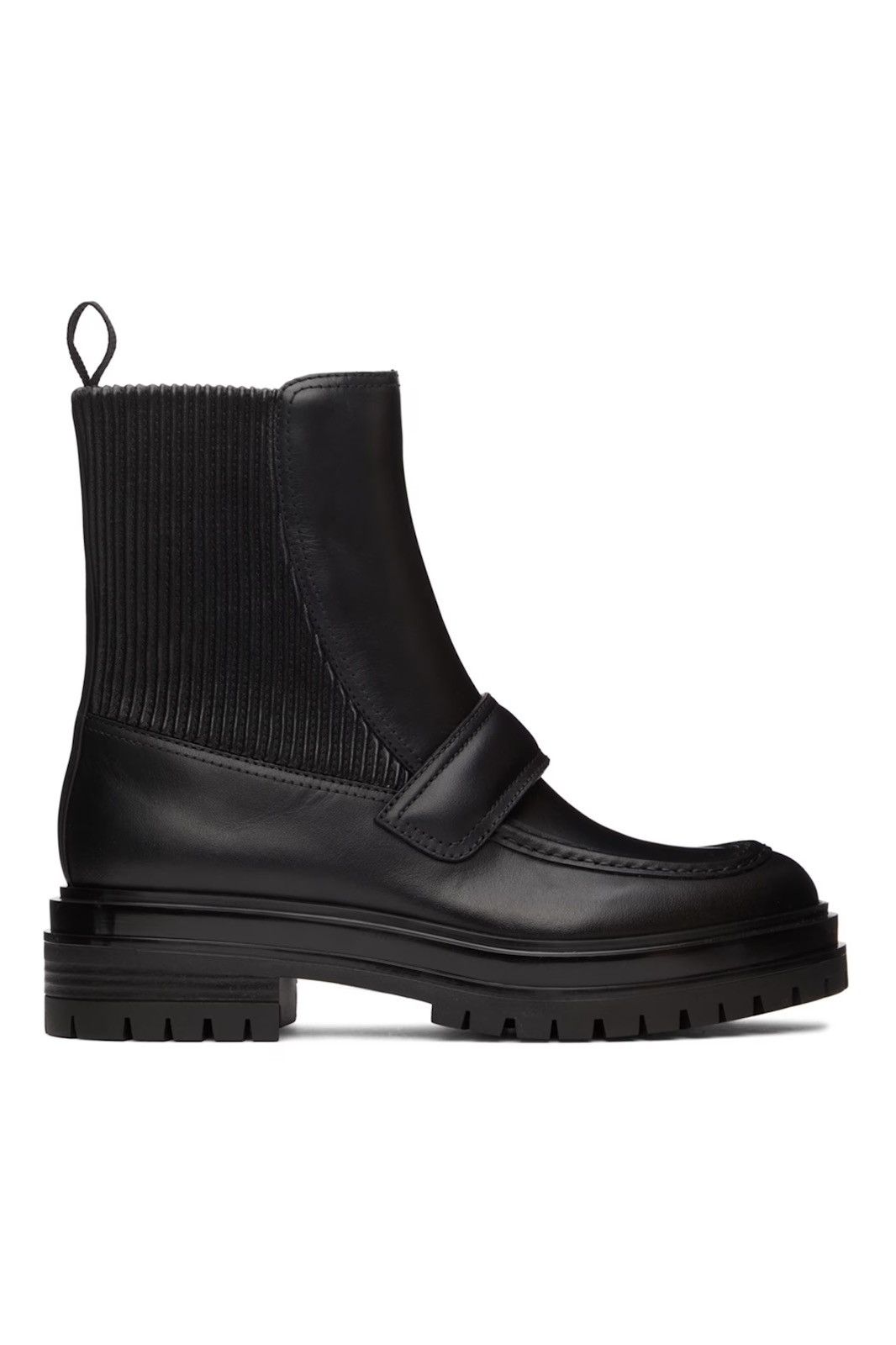 Gianvito Rossi GIANVITO ROSSI Black Leather Berck Boots, Size US 6 / IT 36 - 3 Thumbnail
