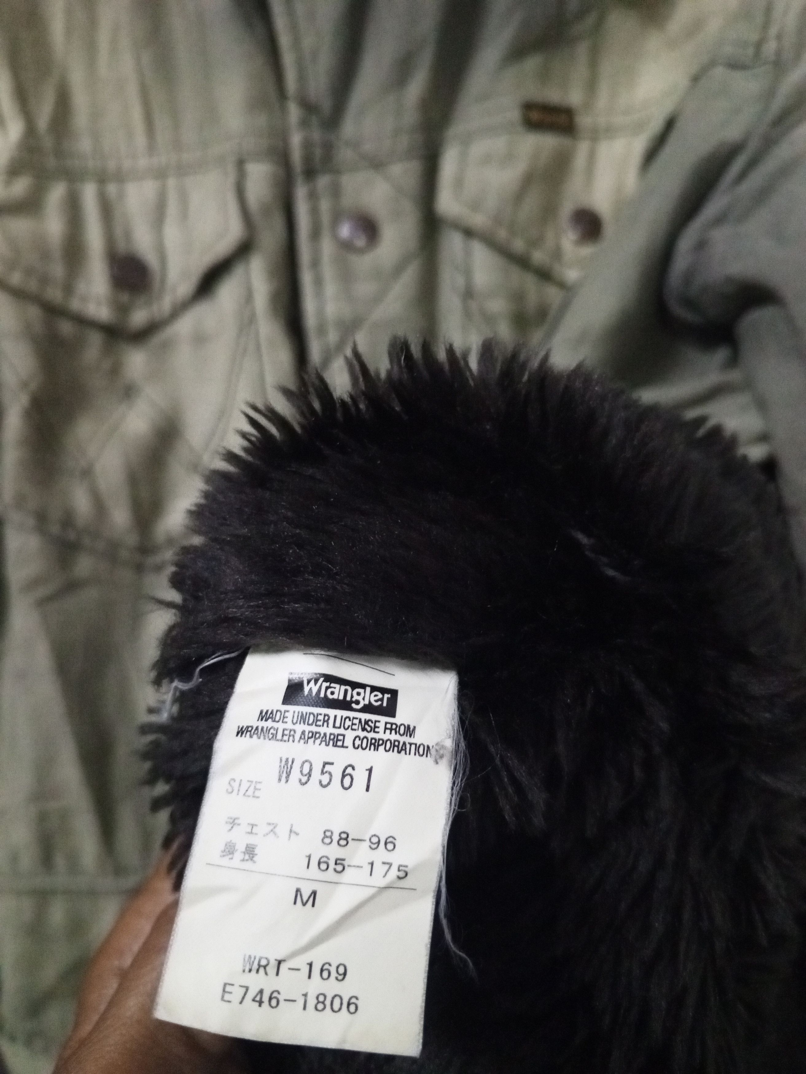 Wrangler Vtg Worn Faded Wrangler WrangeCoat Fleece Inside Jacket Size US M / EU 48-50 / 2 - 10 Thumbnail