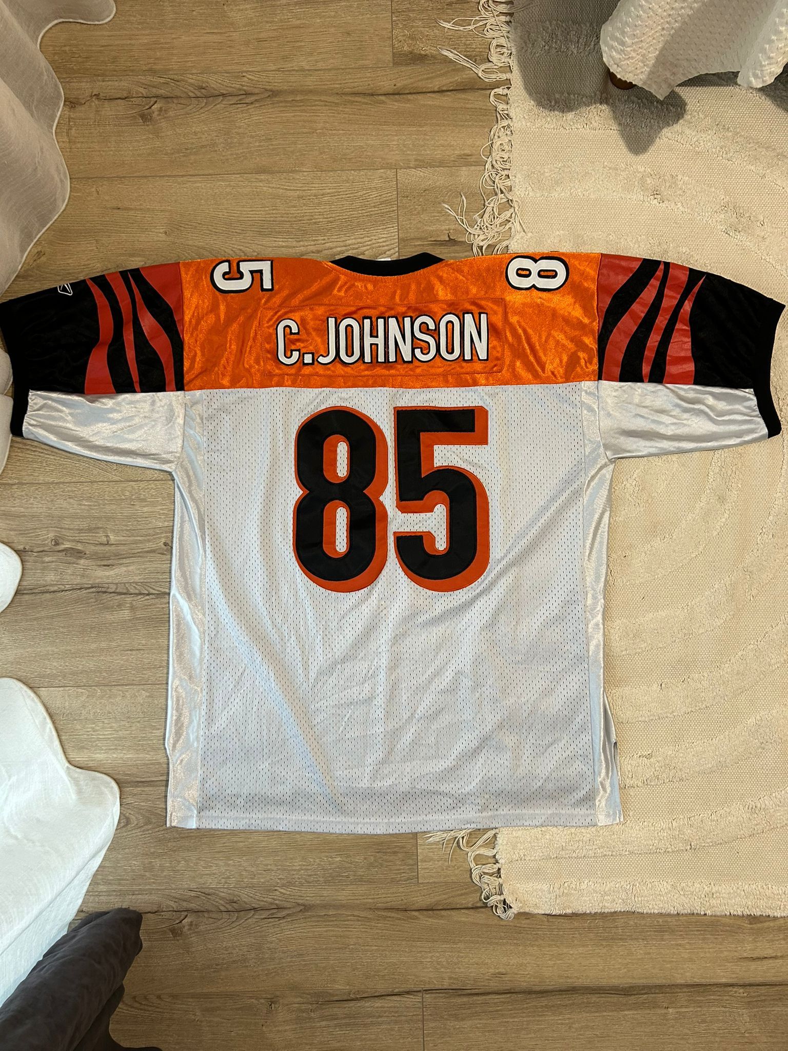 NFL C. Johnson NFL x Reebok Jersey RARE Size US XL / EU 56 / 4 - 2 Thumbnail