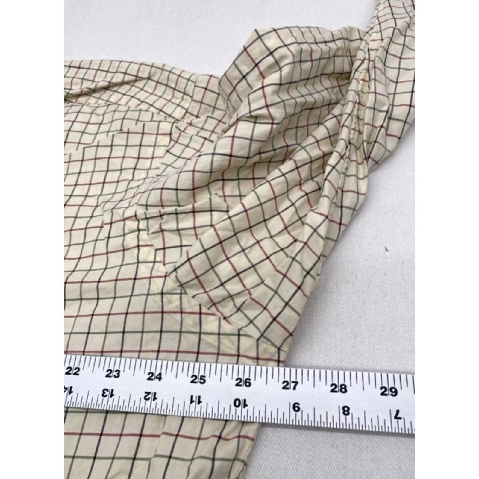 Ralph Lauren Ralph Lauren Mens Long Sleeve Button-Down Shirt Beige 100% Cotton Dress Shirt L Size US L / EU 52-54 / 3 - 7 Thumbnail