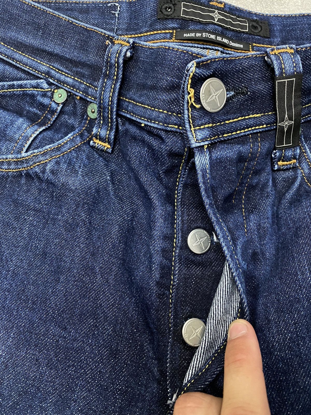 Massimo Osti × Stone Island × Vintage Vintage 90's Stone Island Denim Massimo Osti Archival Jeans Size US 28 / EU 44 - 11 Thumbnail