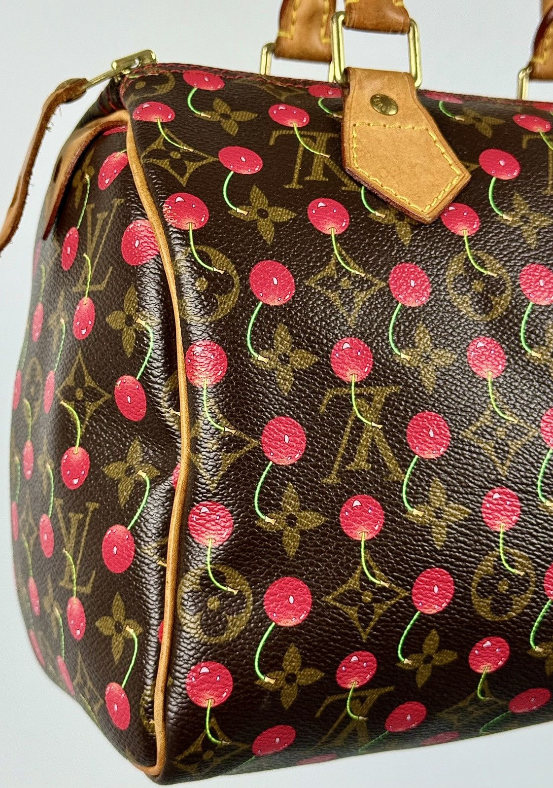 Louis Vuitton × Takashi Murakami Louis Vuitton - Takashi Murakami - SS2005 -Cerises Speedy 25 Size ONE SIZE - 8 Thumbnail
