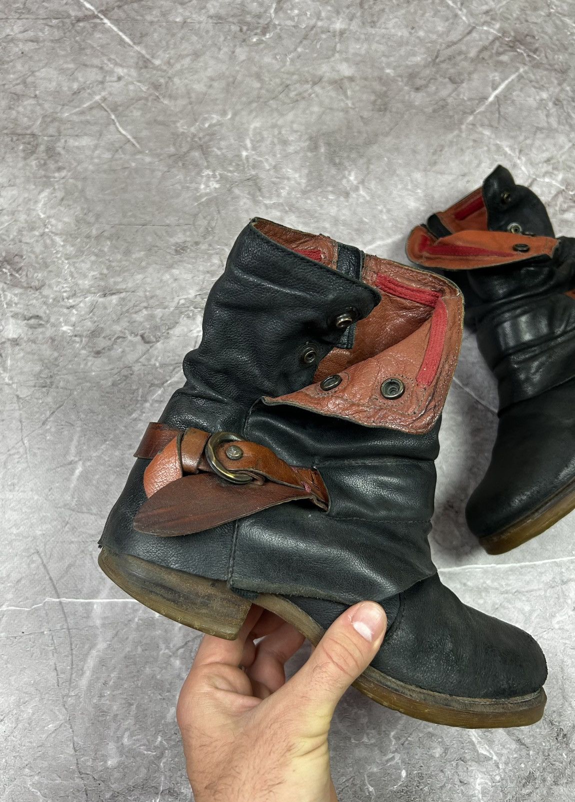 A.S.98 RARE AS 98 Airstep Vintage Ankle Straps Boots Guidi Vibe Size US 9 / IT 39 - 7 Thumbnail