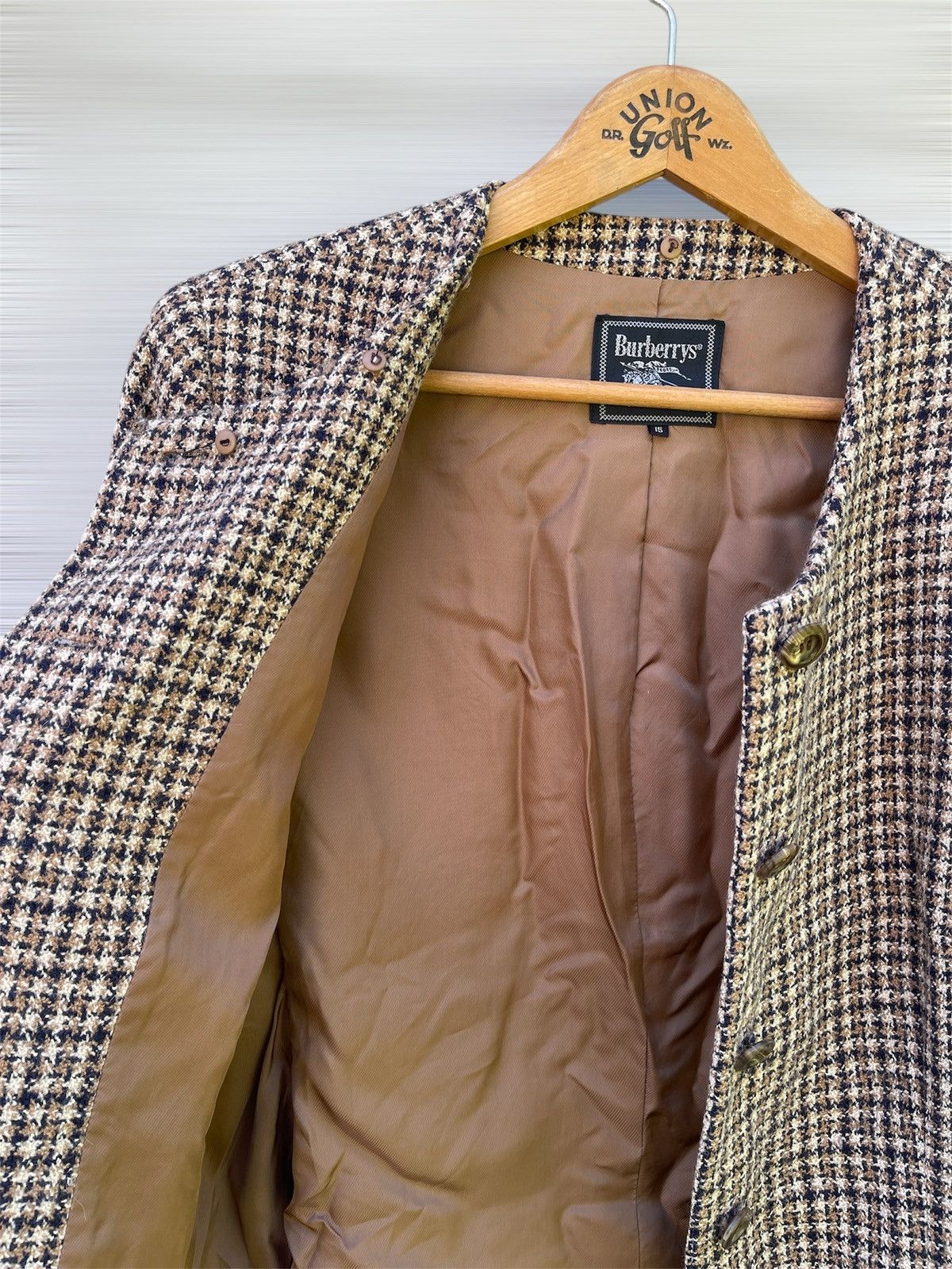 Burberry 💥RARE💥Vintage Burberry Blazer Jacket Wool Size S / US 4 / IT 40 - 4 Thumbnail