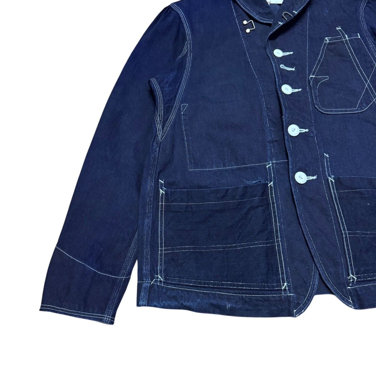 Japanese Brand Ciname Heavyweight Denim Selvedge Chore Jacket Size US M / EU 48-50 / 2 - 5 Thumbnail