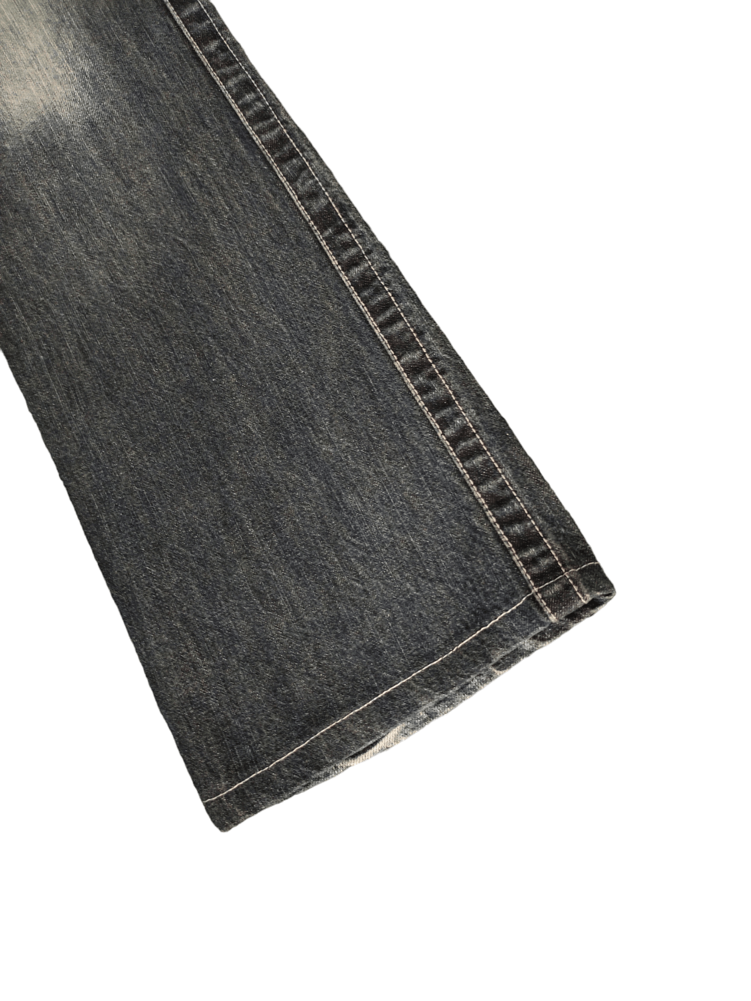 semanticdesign Flare Jeans Semantic Design Distress Faded Bootcut Denim Size US 34 / EU 50 - 8 Thumbnail