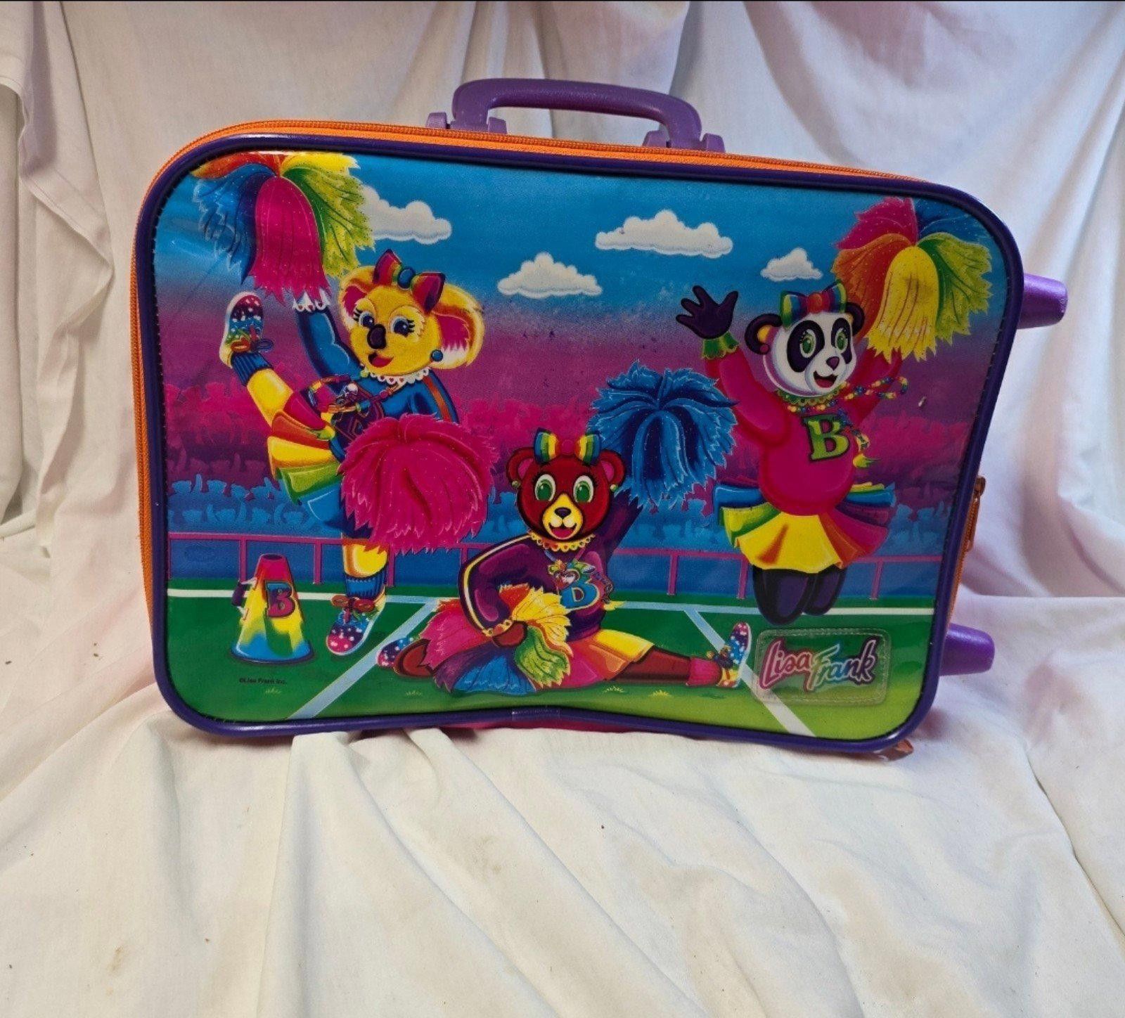 Designer Vintage 90’s Lisa Frank Rolling Luggage Tote Bag (15”x11”) Size ONE SIZE - 1 Thumbnail