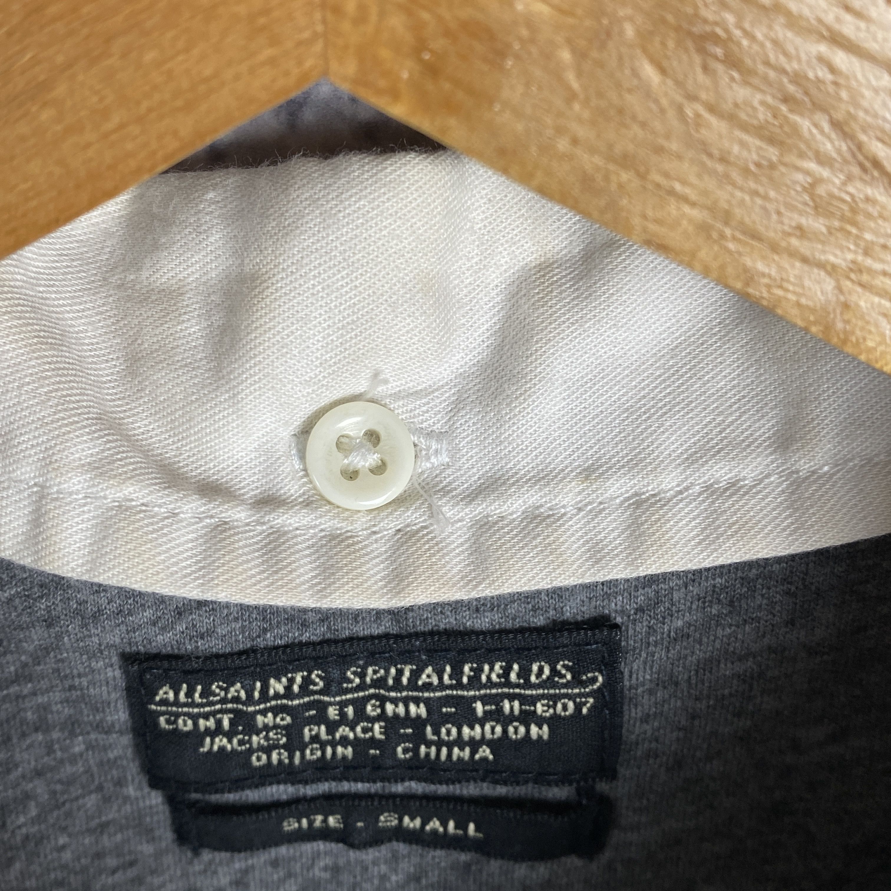 Allsaints Allsaints Vintage Polo Shirt Men's Size S Size US S / EU 44-46 / 1 - 7 Thumbnail