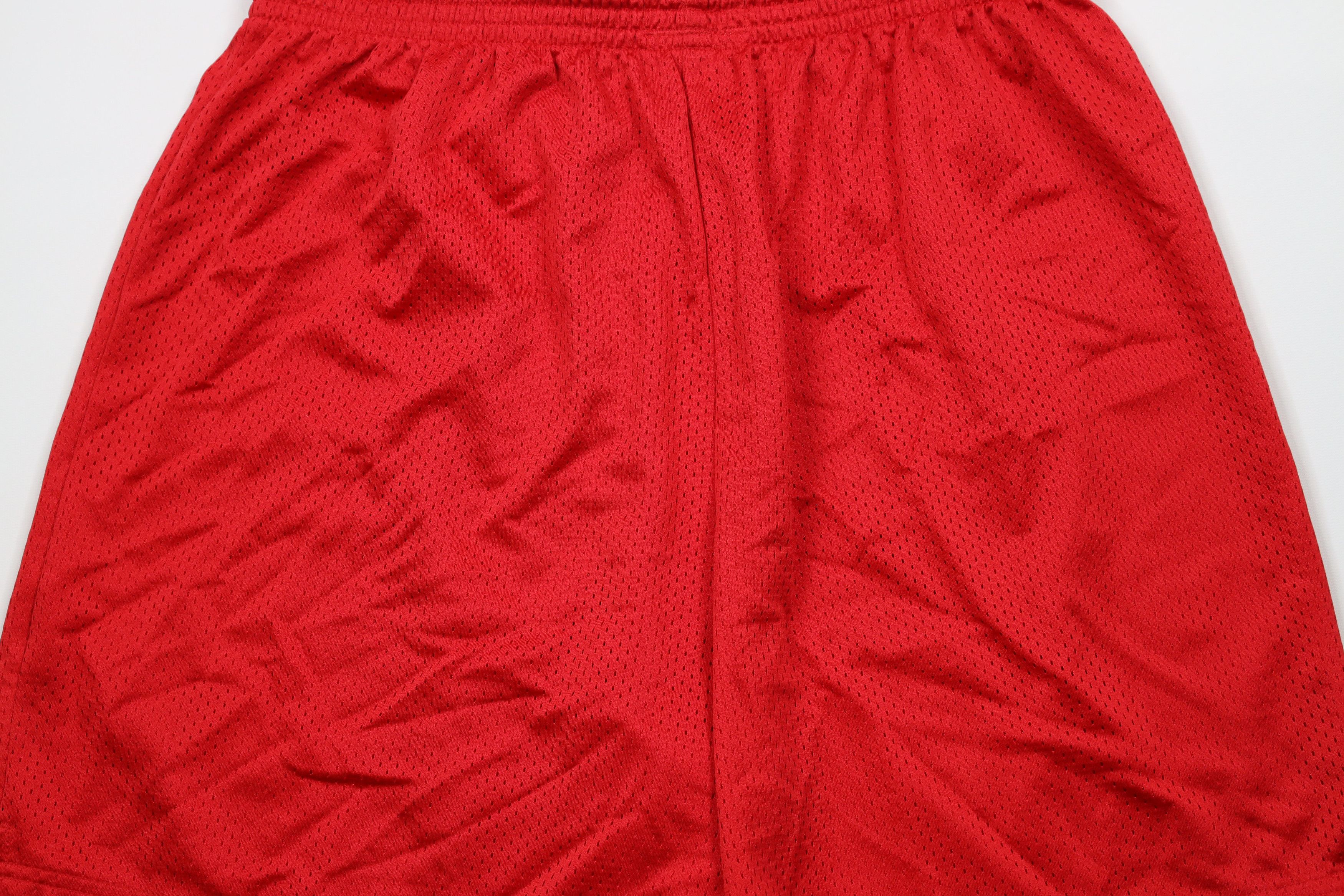 Champion Vintage 90s Champion Miami Ohio Above Knee Mesh Shorts Red Size US 36 / EU 52 - 11 Thumbnail