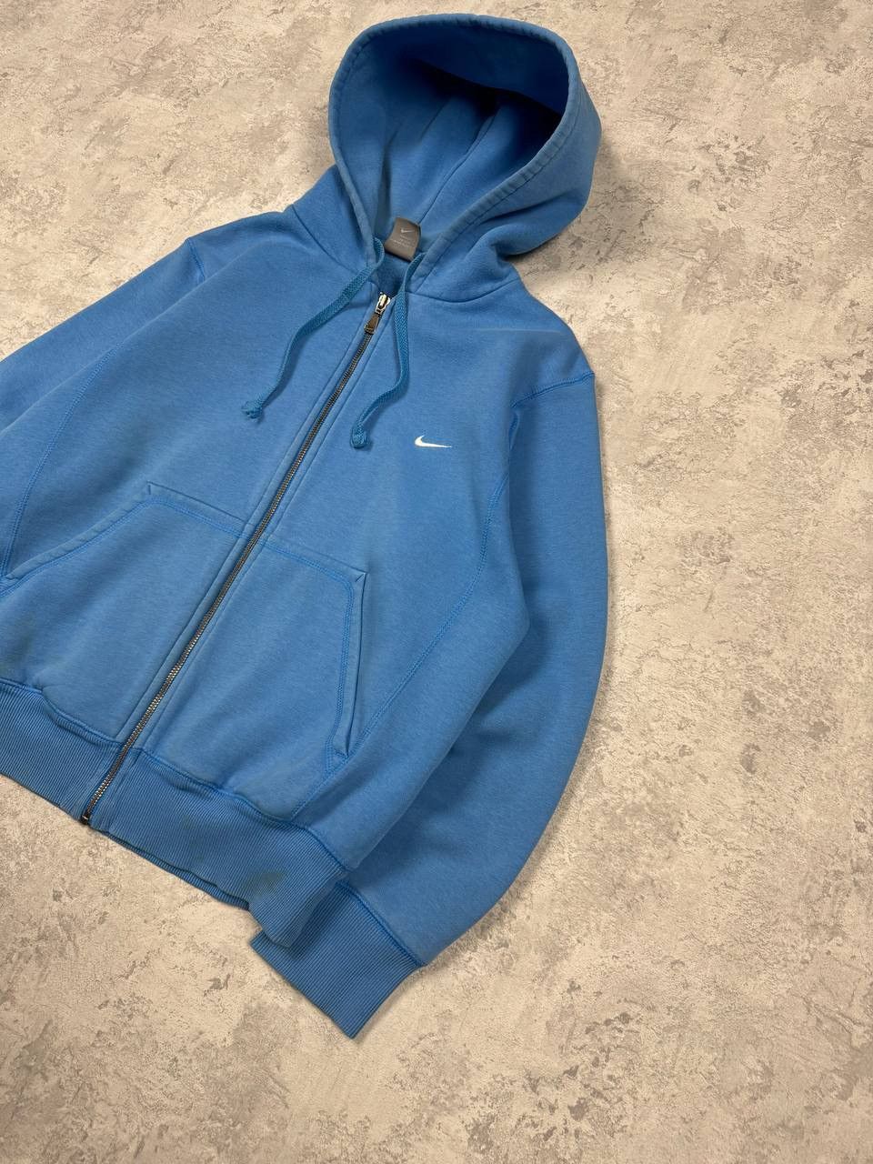 Nike Vintage Nike Y2K Blue Zip Hoodie Size US S / EU 44-46 / 1 - 3 Thumbnail